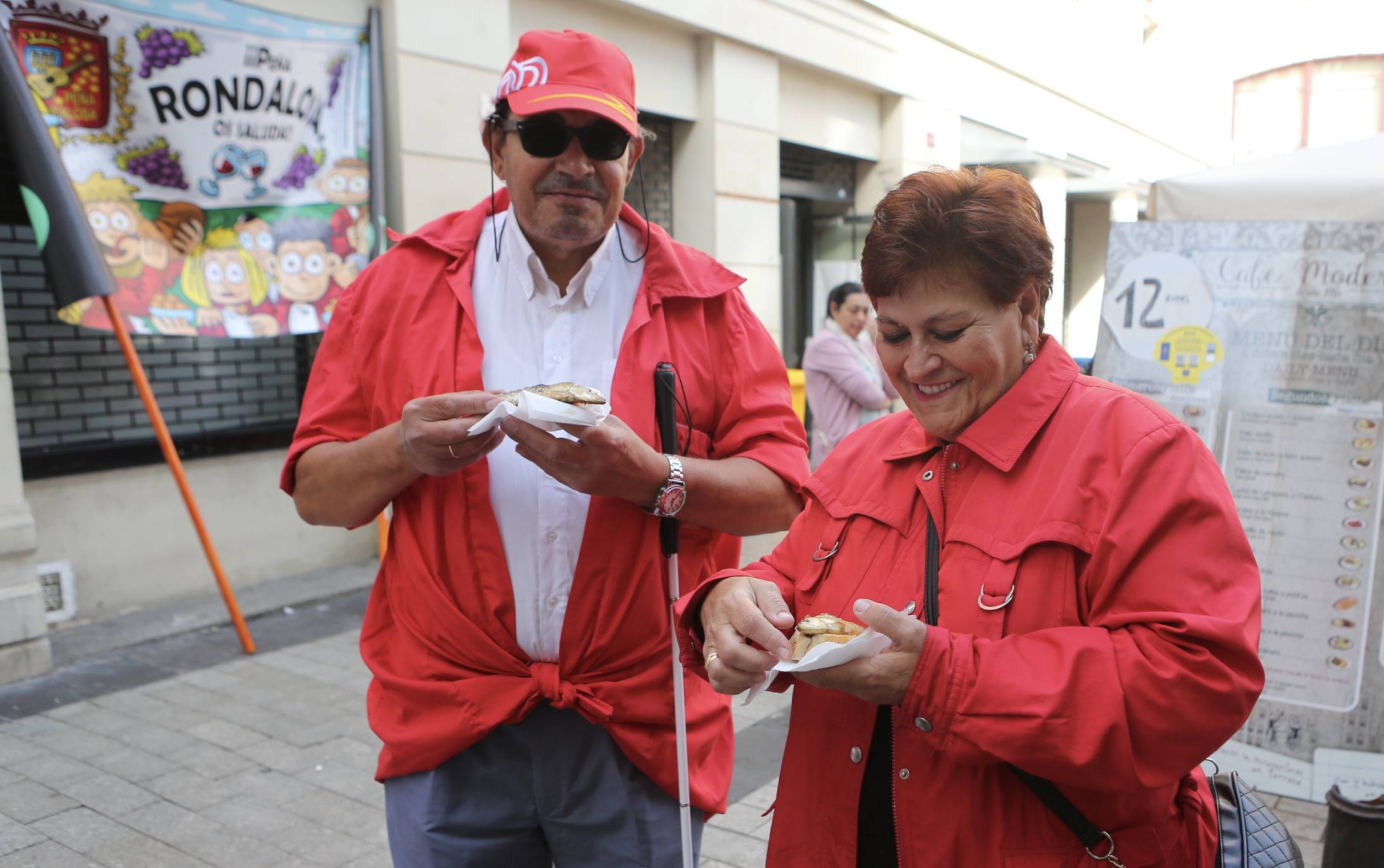 Degustaciones de choricillo, panceta y sardina