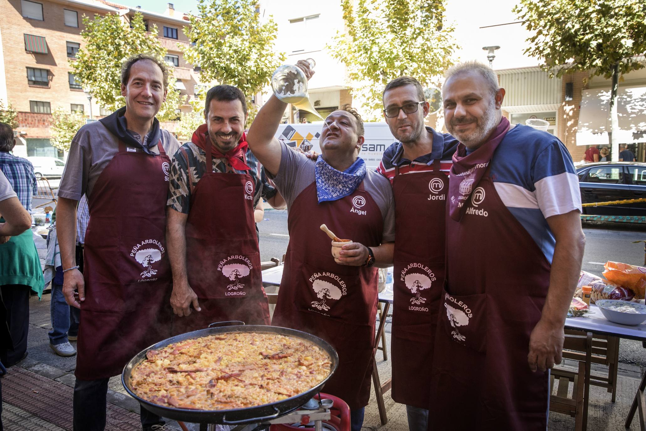 Logroño celebra el Concurso de Paellas de San Mateo