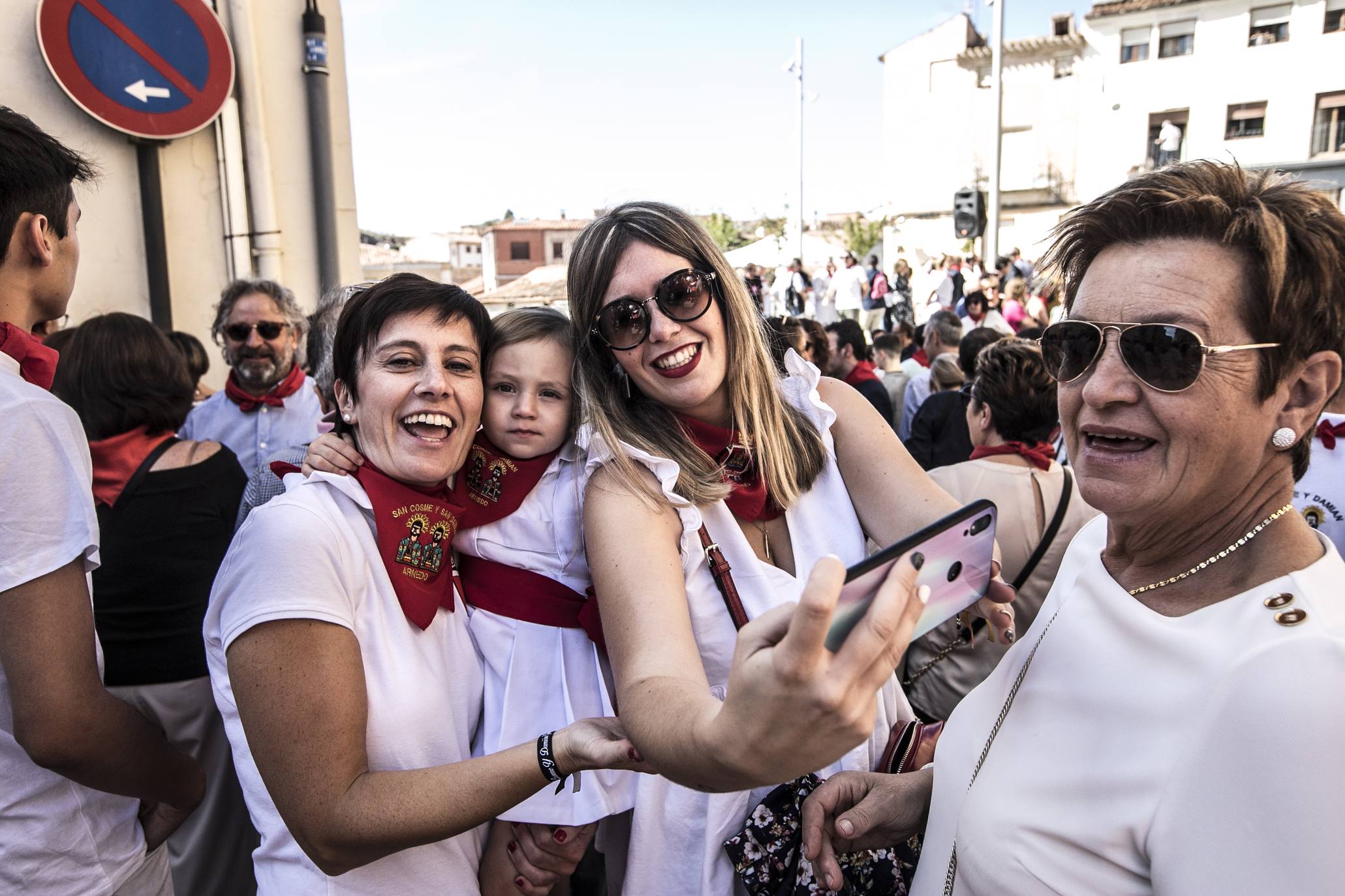 Arnedo disfruta con una nueva representación del robo de los santos en sus fiestas