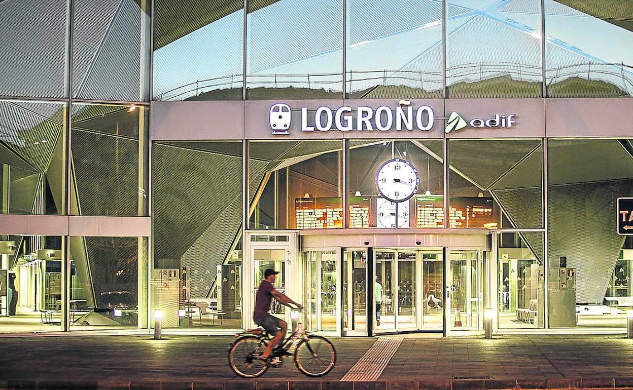 Estación de trenes de Logroño.