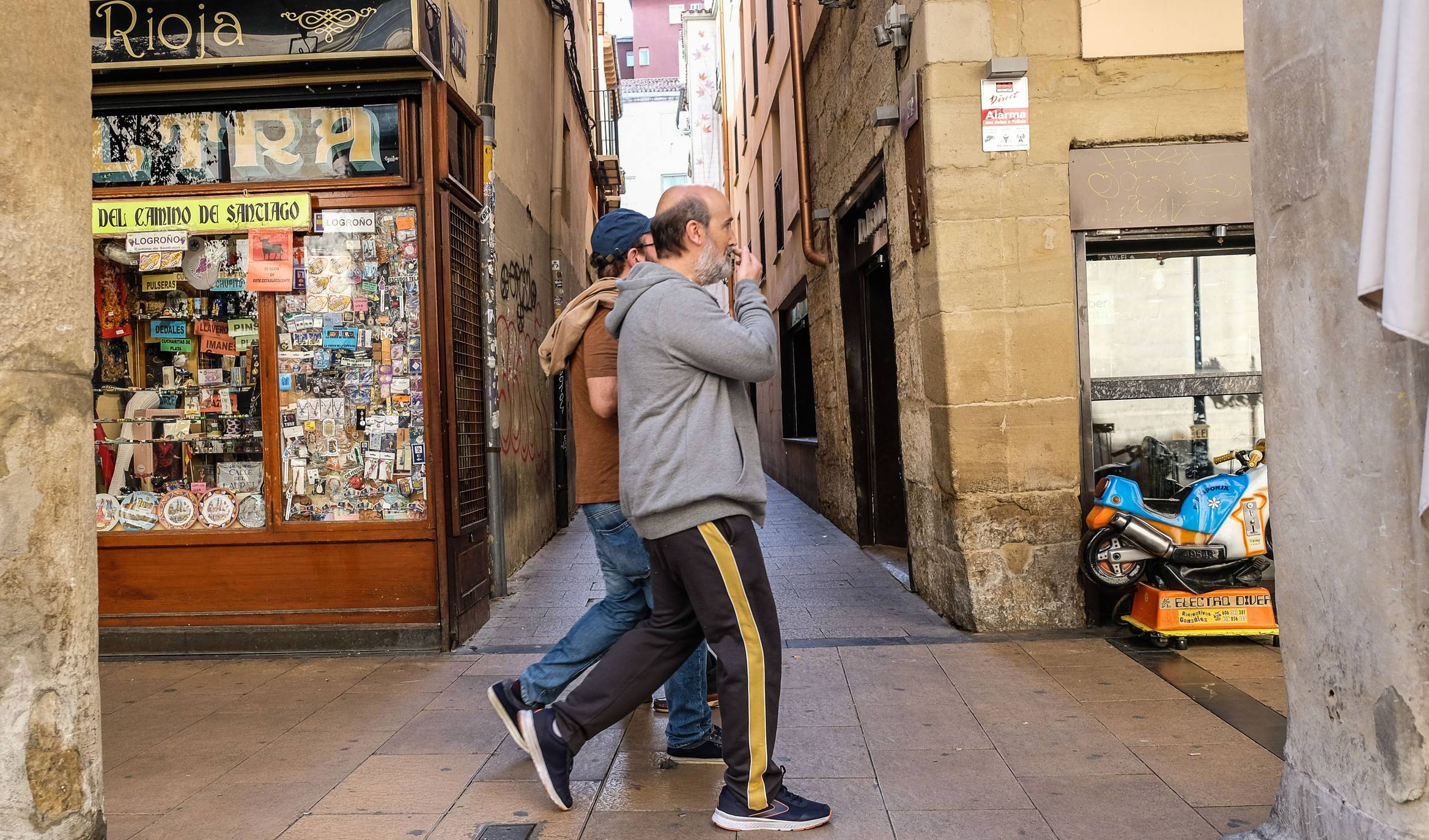 Javier Cámara rueda en Logroño su serie 'Vota Juan'