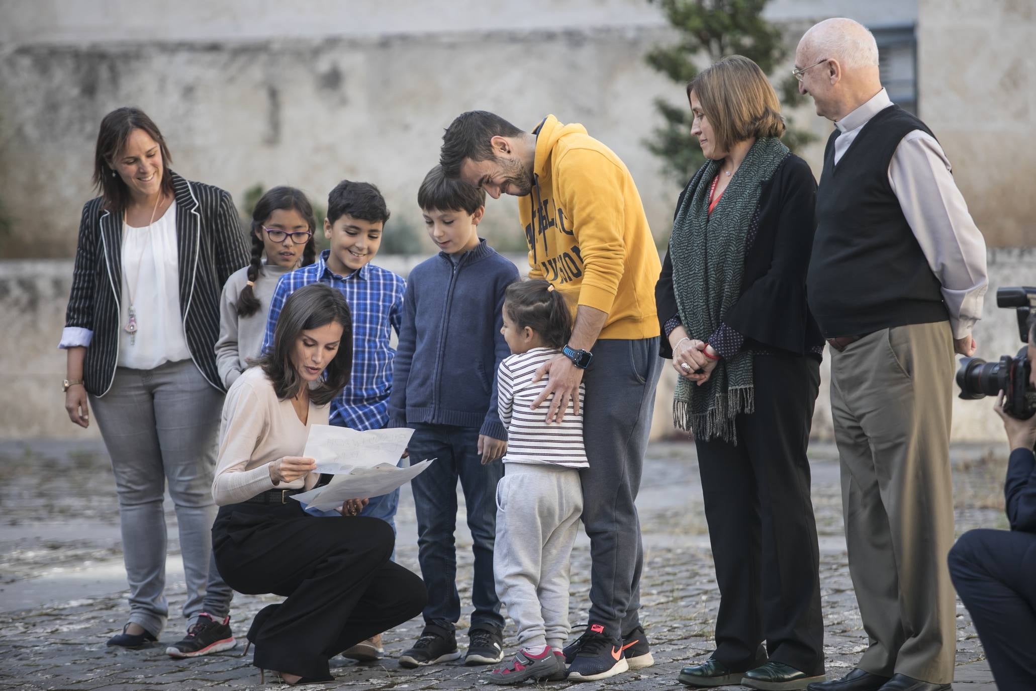 Fotos: Doña Letizia inaugura en San Millán el XIV Seminario Internacional de Lengua y Periodismo