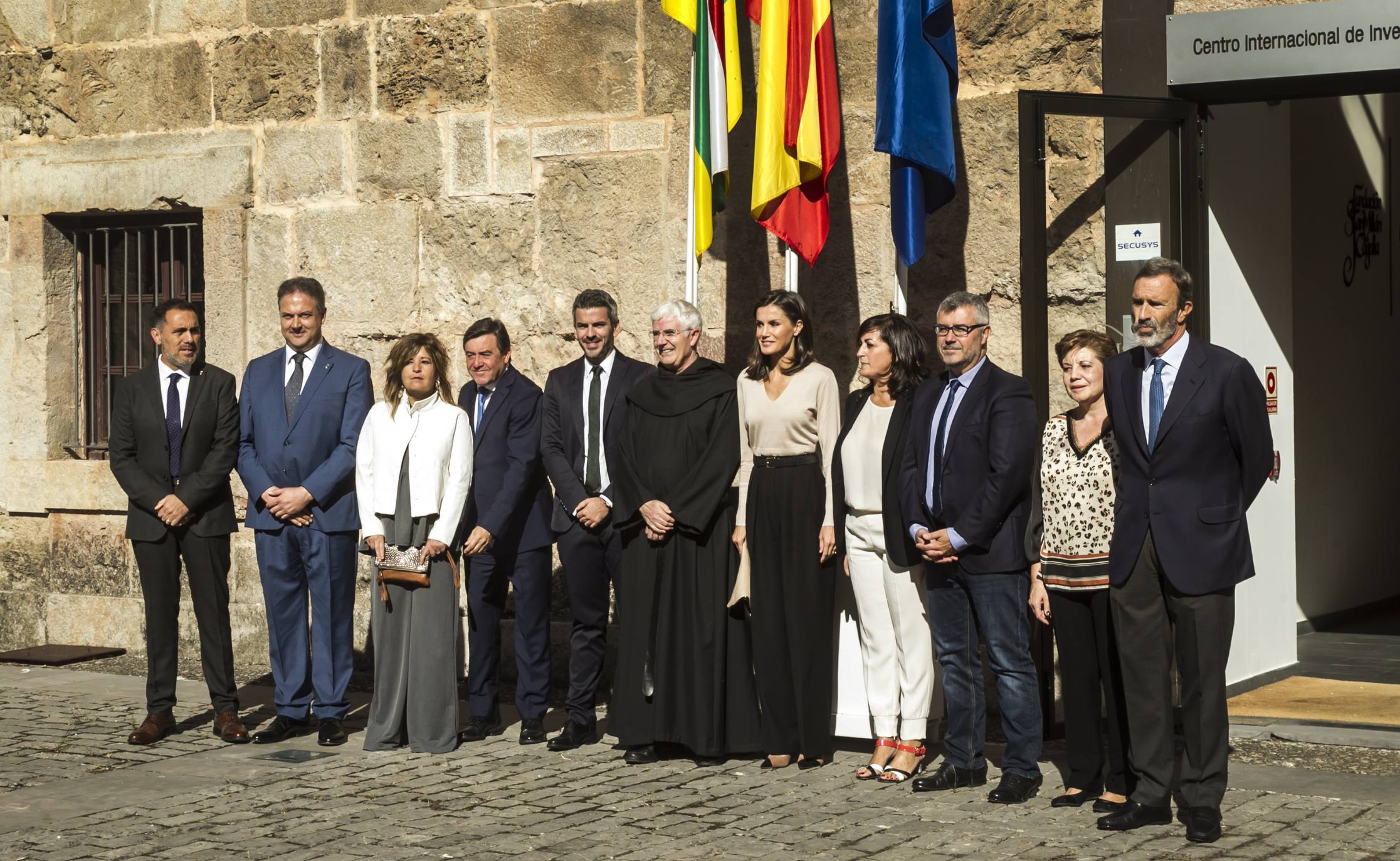 Fotos: Doña Letizia inaugura en San Millán el XIV Seminario Internacional de Lengua y Periodismo