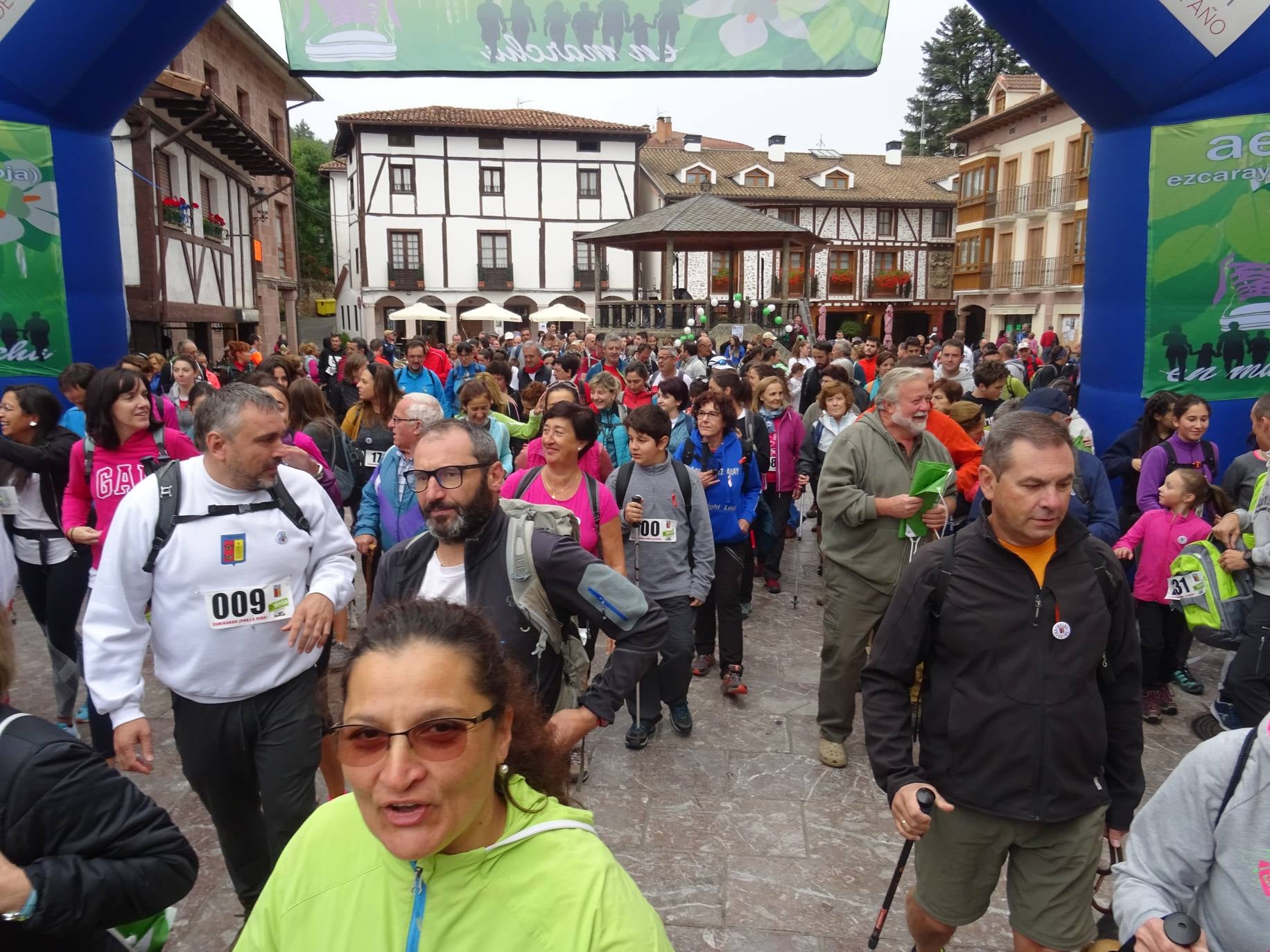 Marcha 'Caminando, ¡por la vida! celebrada en Ezcaray