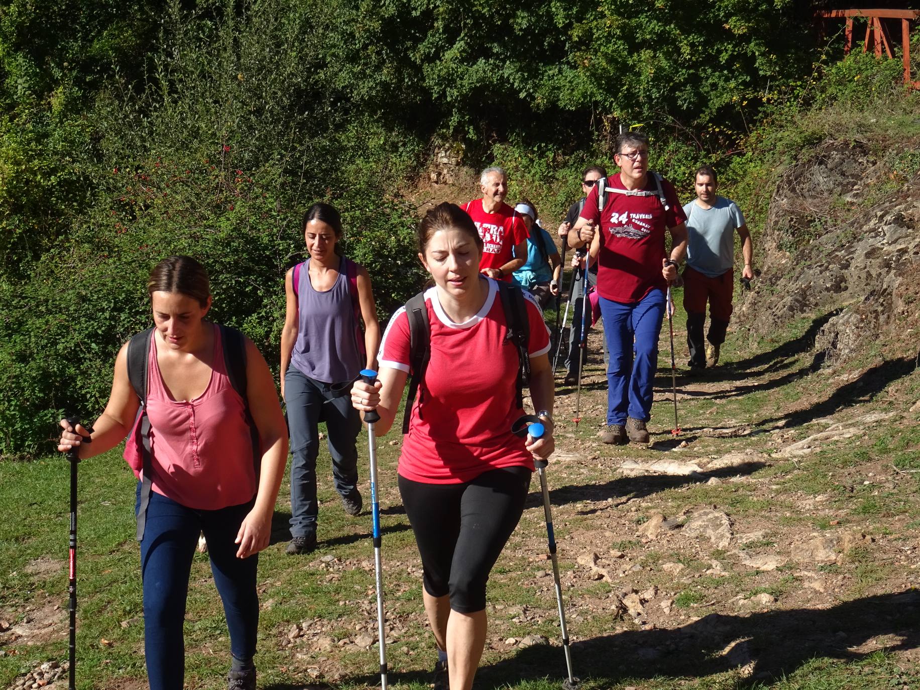 Marcha 'Caminando, ¡por la vida! celebrada en Ezcaray