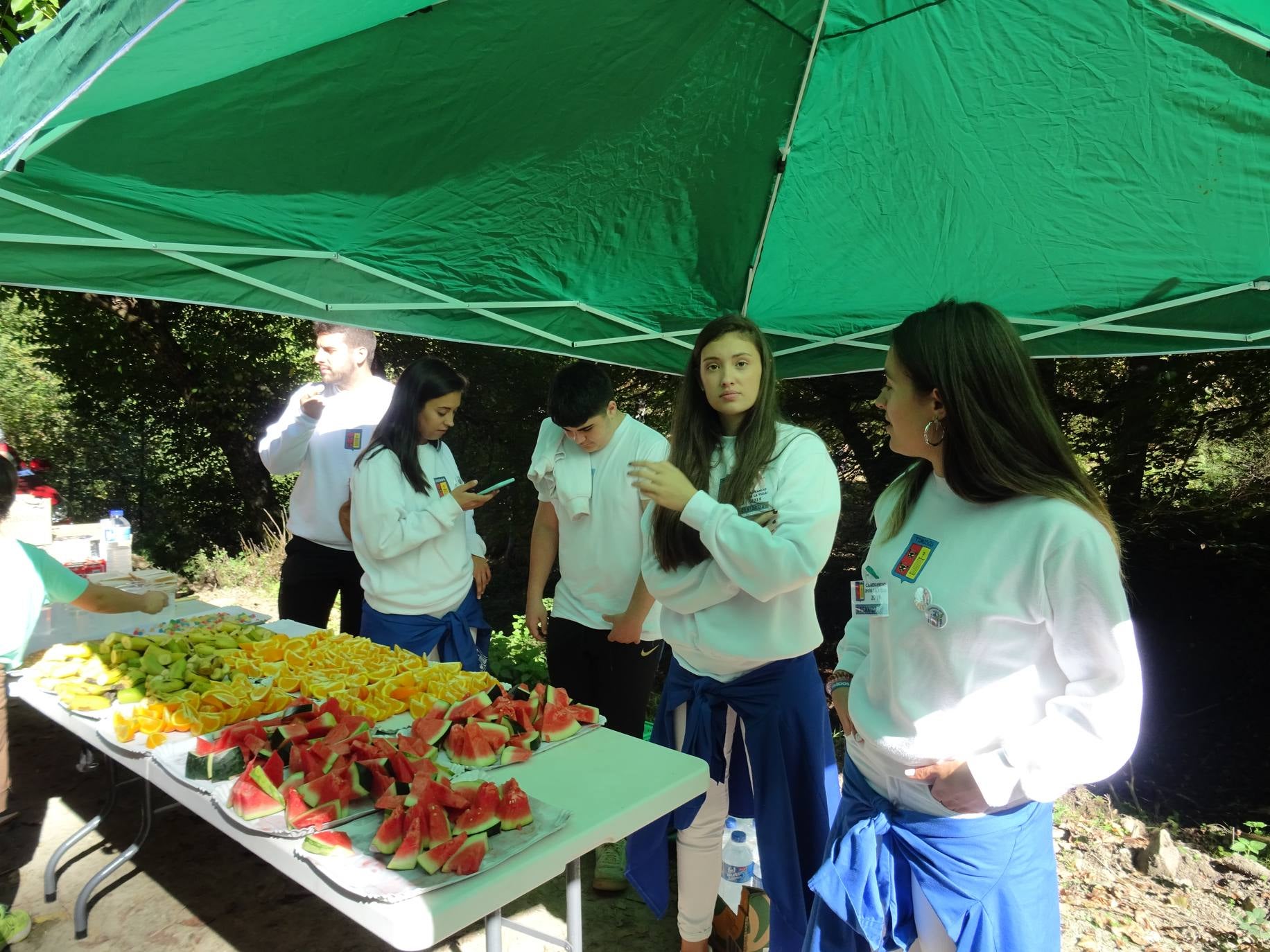 Marcha 'Caminando, ¡por la vida! celebrada en Ezcaray