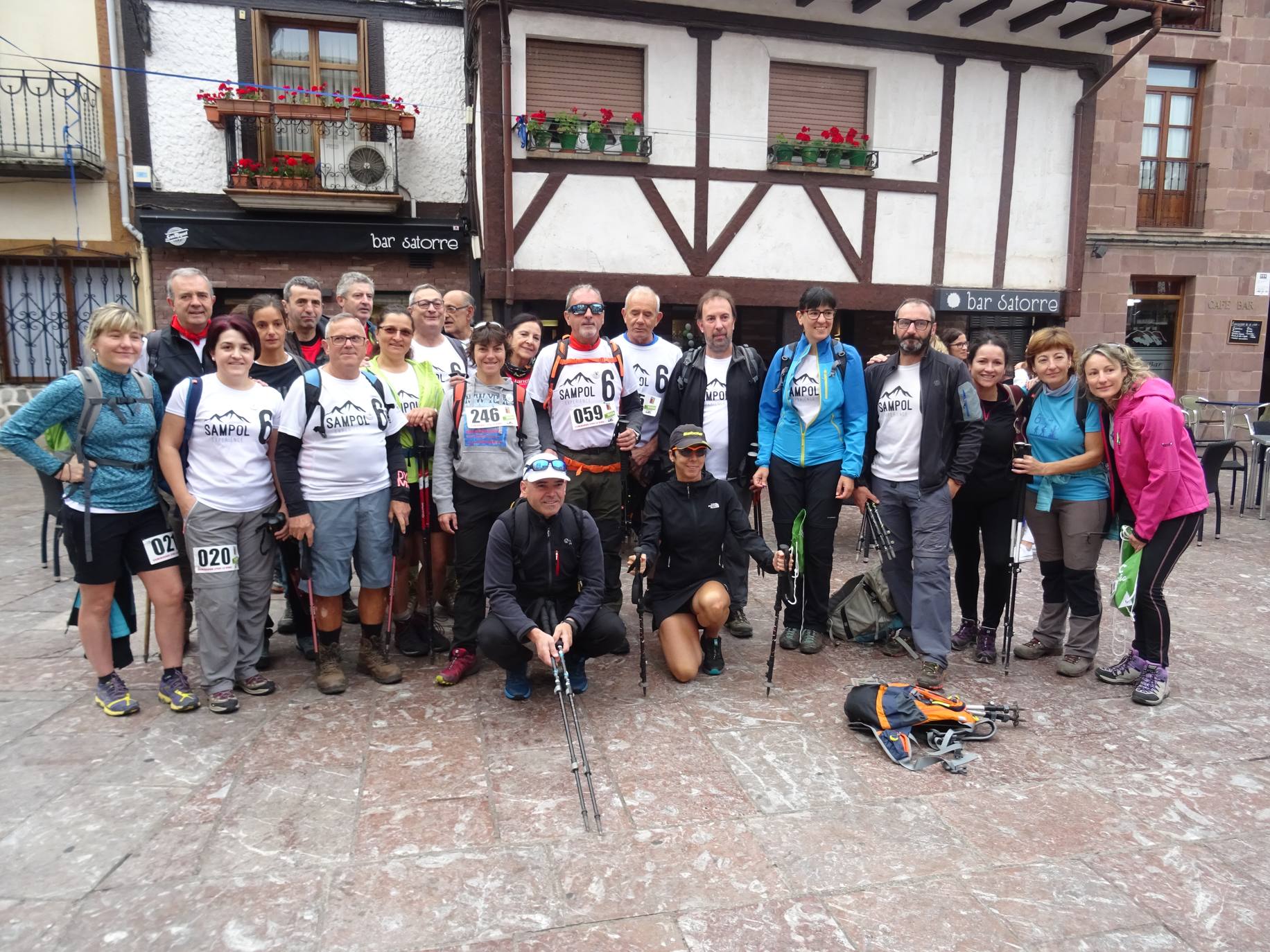 Marcha 'Caminando, ¡por la vida! celebrada en Ezcaray