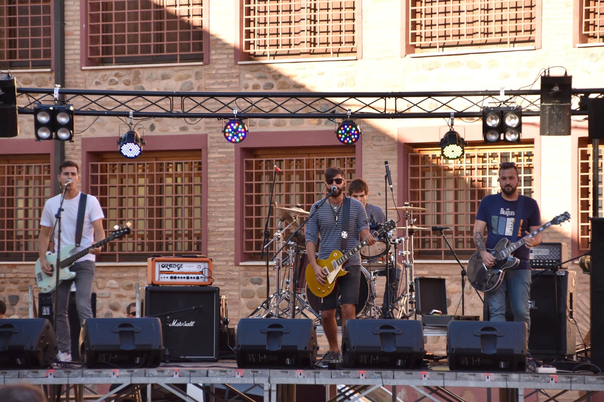 La música suena en el casco antiguo de Calahorra