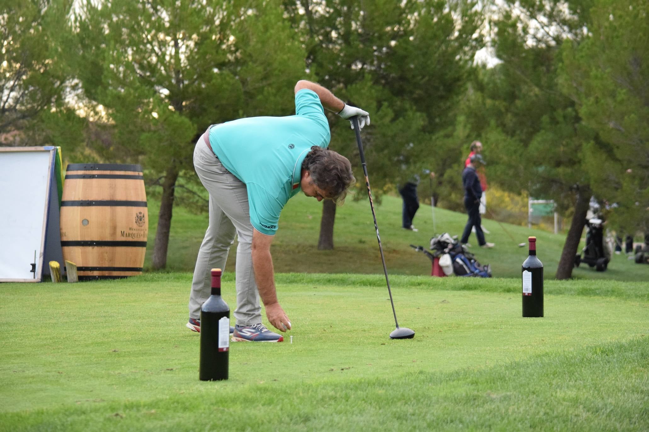 Jornada de juego del Torneo Marqués de Riscal, de la Liga de Golf y Vino, de lomejordelvinoderioja.com.