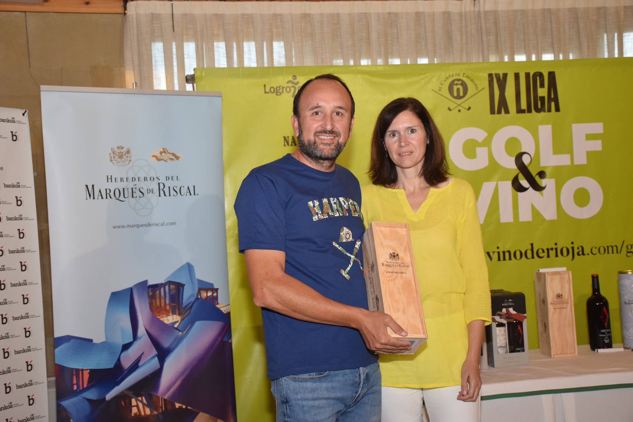 Entrega de premios del Torneo Marqués de Riscal, de la Liga de Golf y Vino de lomejordelvinoderioja.com. 