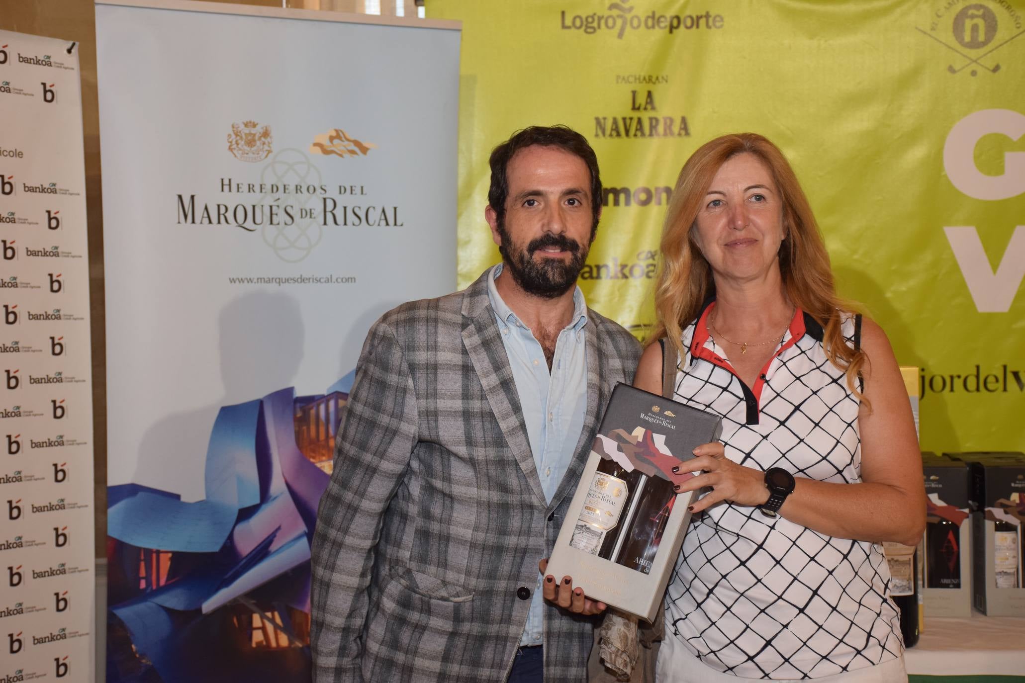 Entrega de premios del Torneo Marqués de Riscal, de la Liga de Golf y Vino de lomejordelvinoderioja.com. 