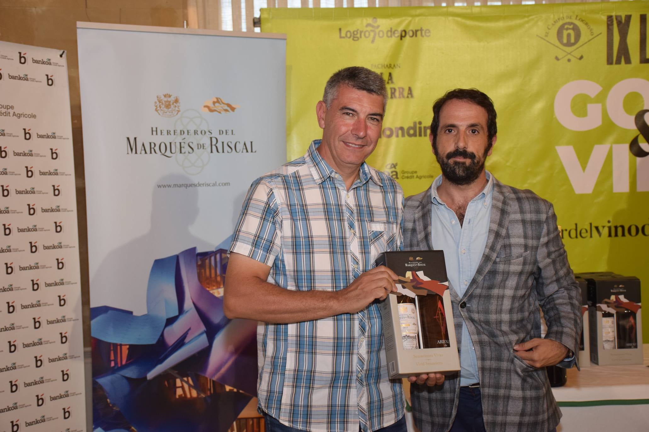 Entrega de premios del Torneo Marqués de Riscal, de la Liga de Golf y Vino de lomejordelvinoderioja.com. 