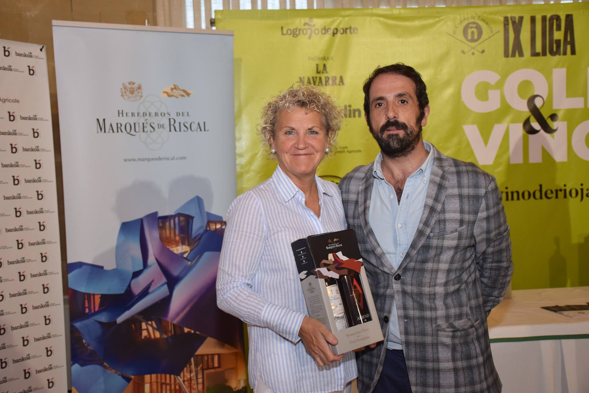 Entrega de premios del Torneo Marqués de Riscal, de la Liga de Golf y Vino de lomejordelvinoderioja.com. 