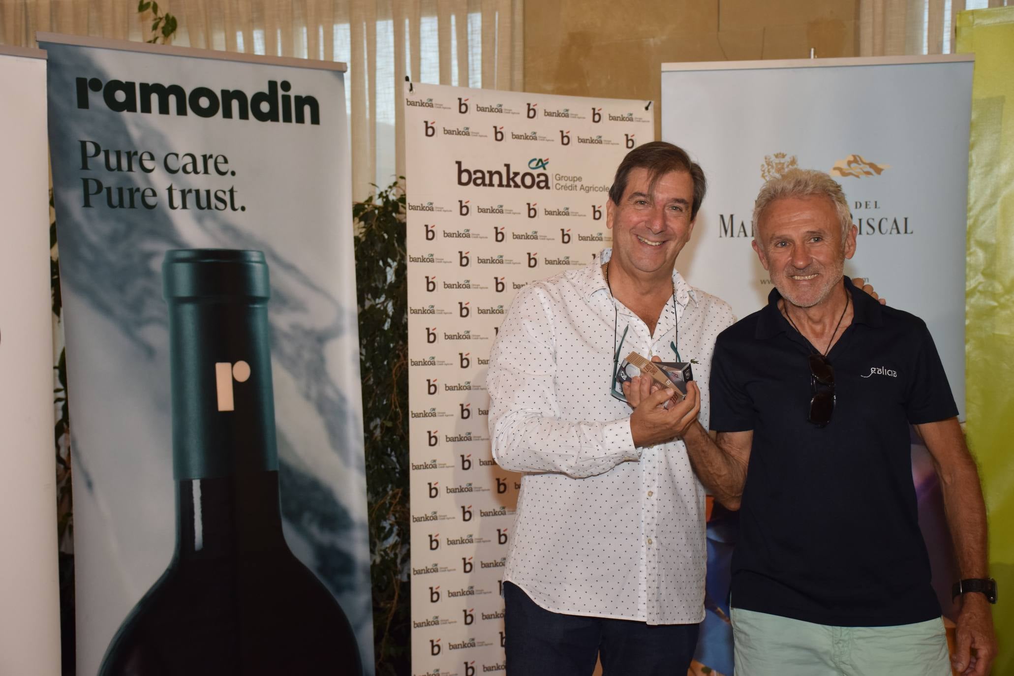 Entrega de premios del Torneo Marqués de Riscal, de la Liga de Golf y Vino de lomejordelvinoderioja.com. 