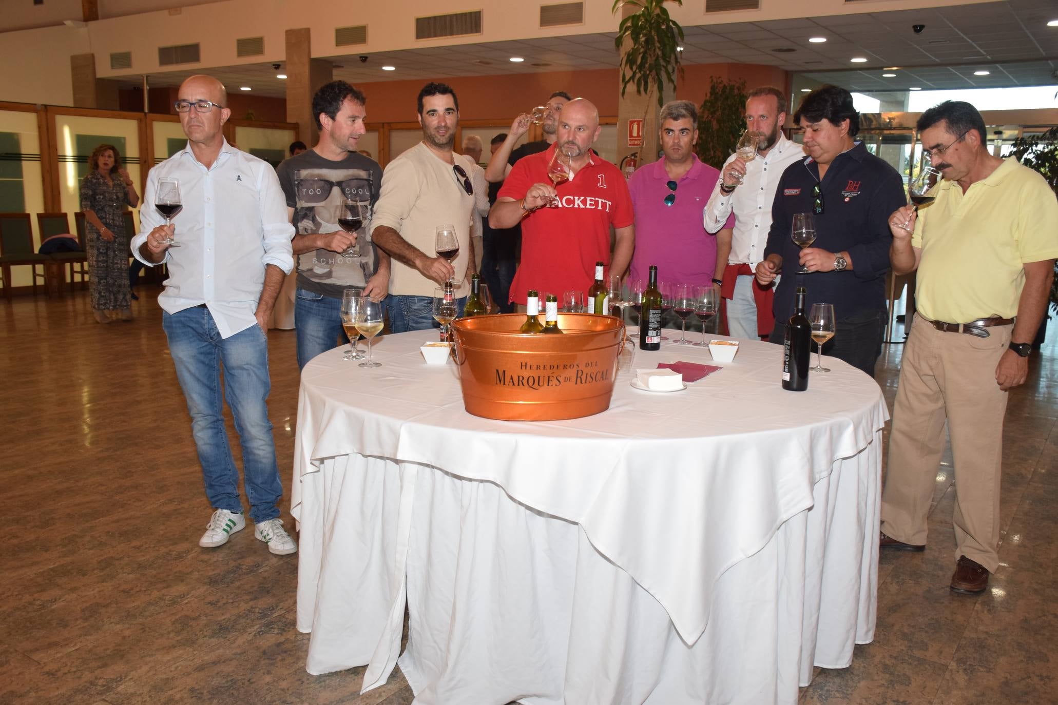 Entrega de premios del Torneo Marqués de Riscal, de la Liga de Golf y Vino de lomejordelvinoderioja.com. 