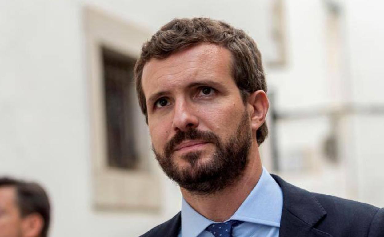 El líder del PP, Pablo Casado.