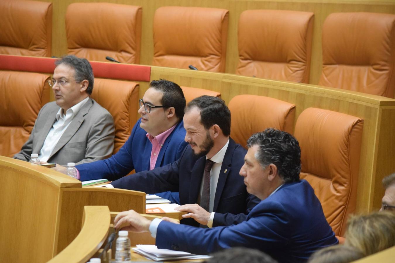 Sesión plenaria en el Parlamento de La Rioja. 