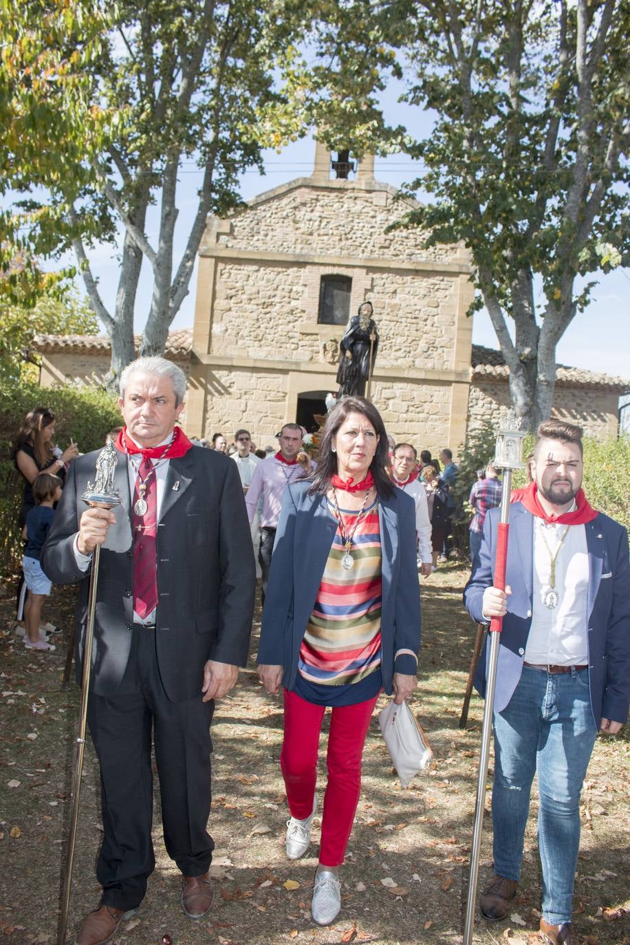 Los calceatenses han recordado hoy el milagro del peregrino ahorcado y del gallo y la gallina.