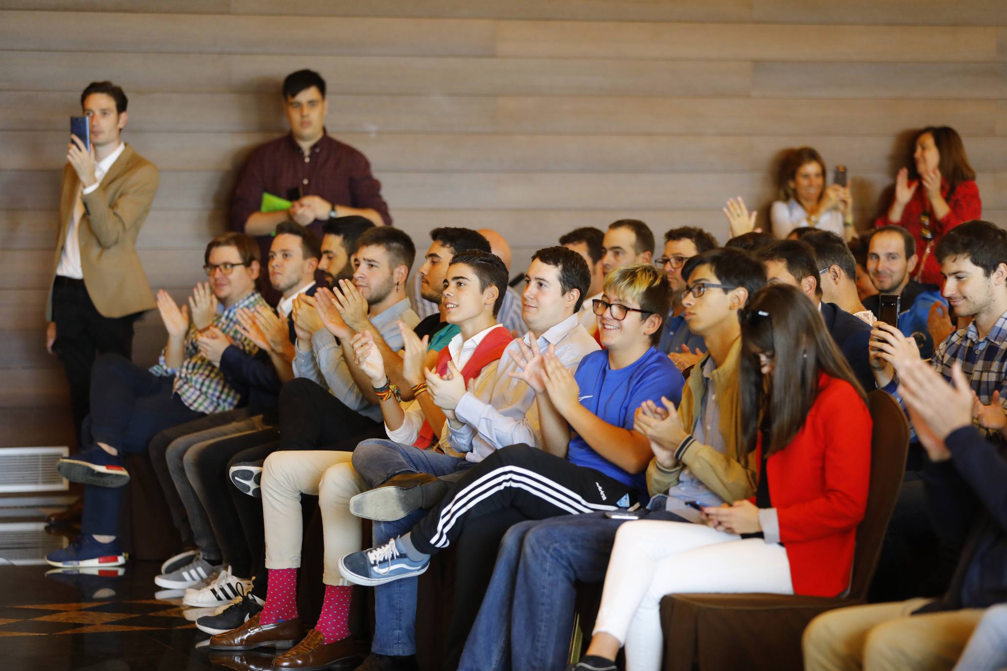 El secretario general de VOX ha intervenido en un acto público en la capital riojana. 