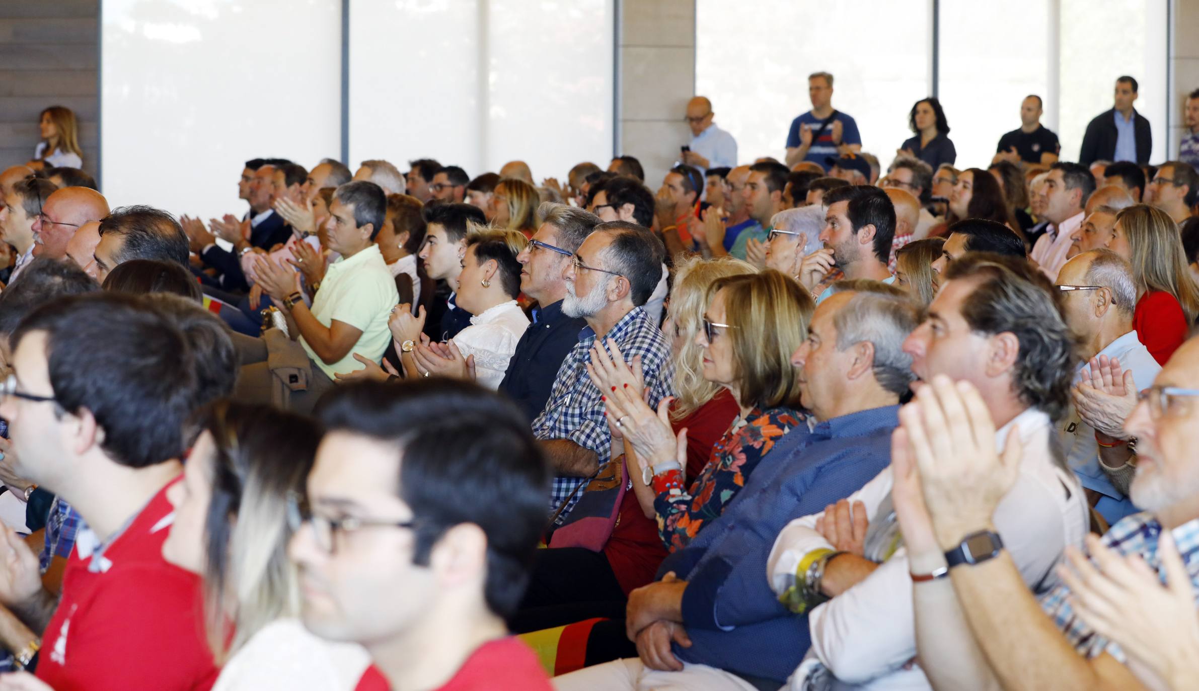 El secretario general de VOX ha intervenido en un acto público en la capital riojana. 