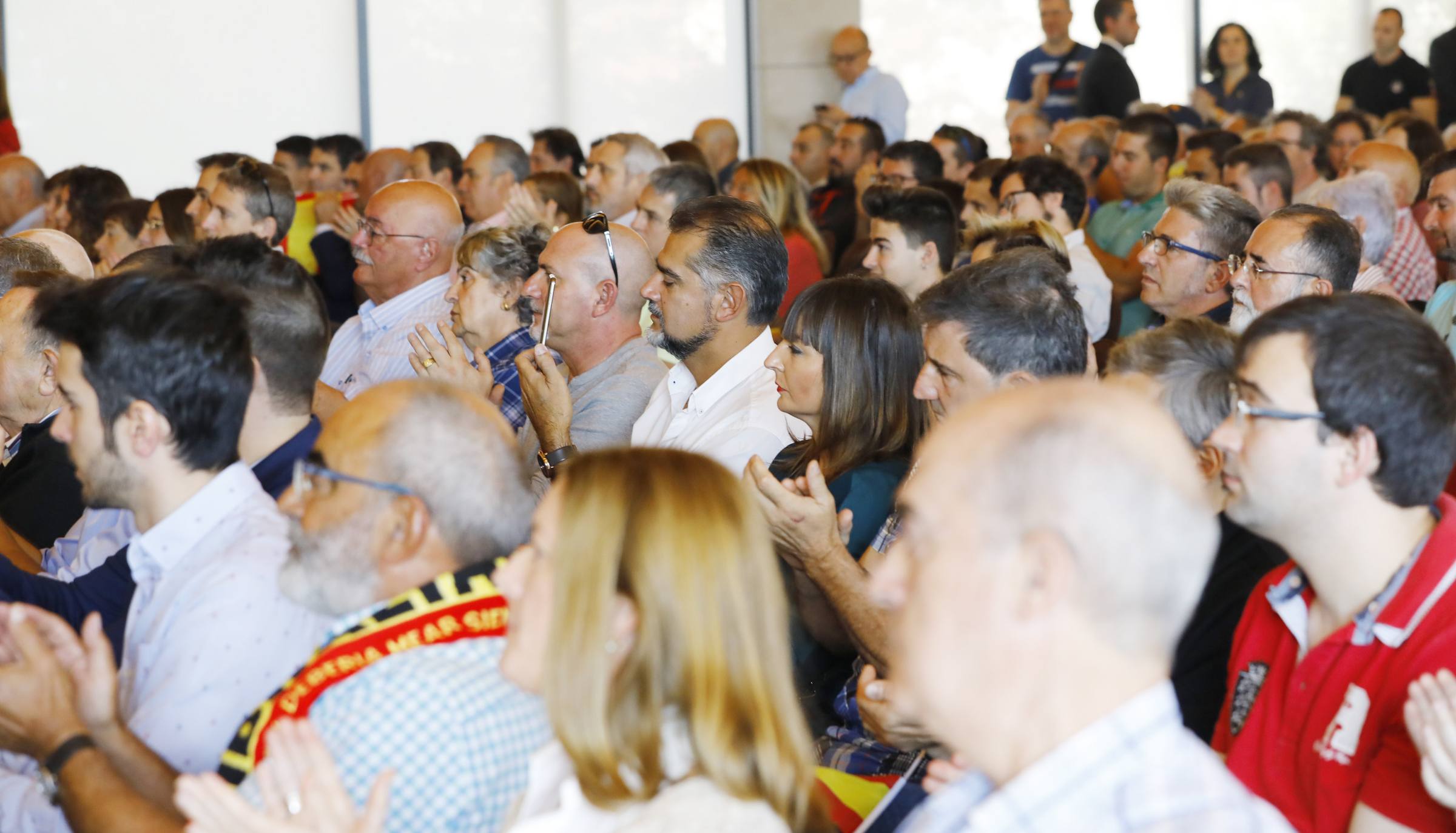 El secretario general de VOX ha intervenido en un acto público en la capital riojana. 