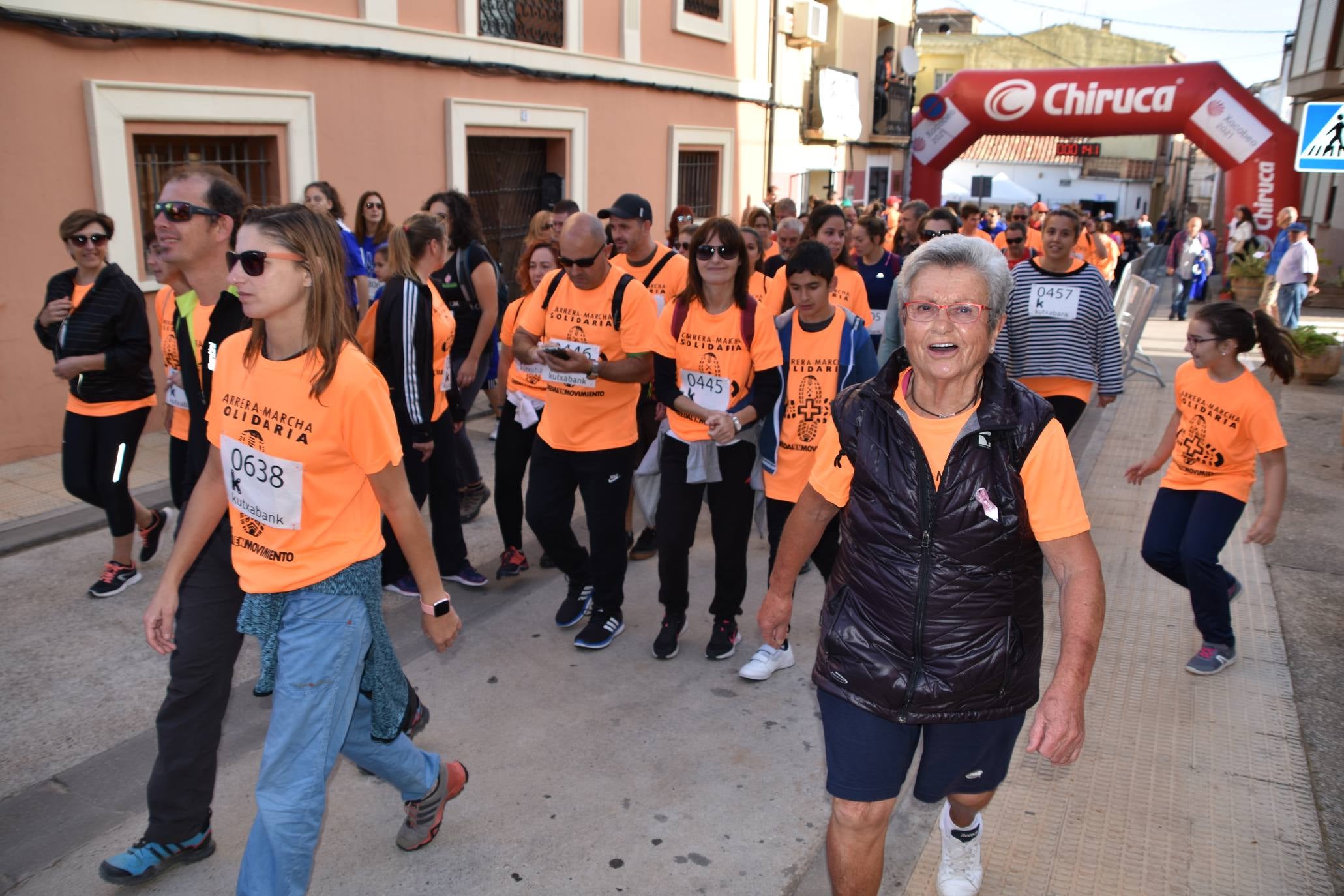 En total 821 hubo participantes entre las tres de los cuales la mayor parte, 658 personas, participaron en la marcha de 11.5 kilómetros por un circuito rural