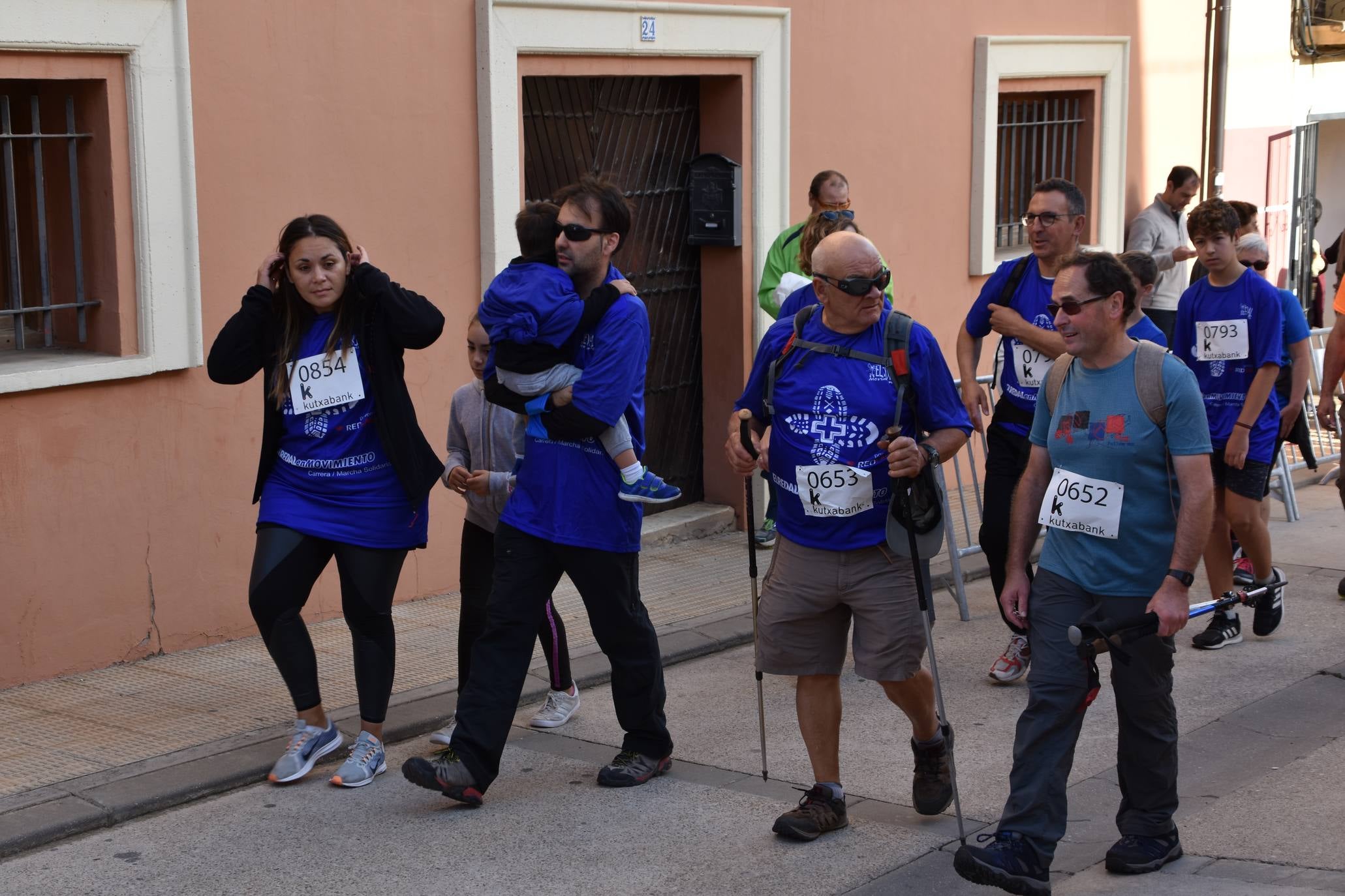 En total 821 hubo participantes entre las tres de los cuales la mayor parte, 658 personas, participaron en la marcha de 11.5 kilómetros por un circuito rural