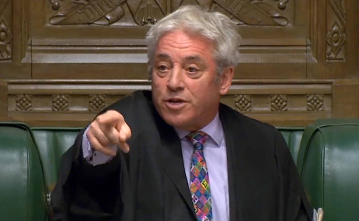 El presidente de la Cámara de los Comunes británica, John Bercow.