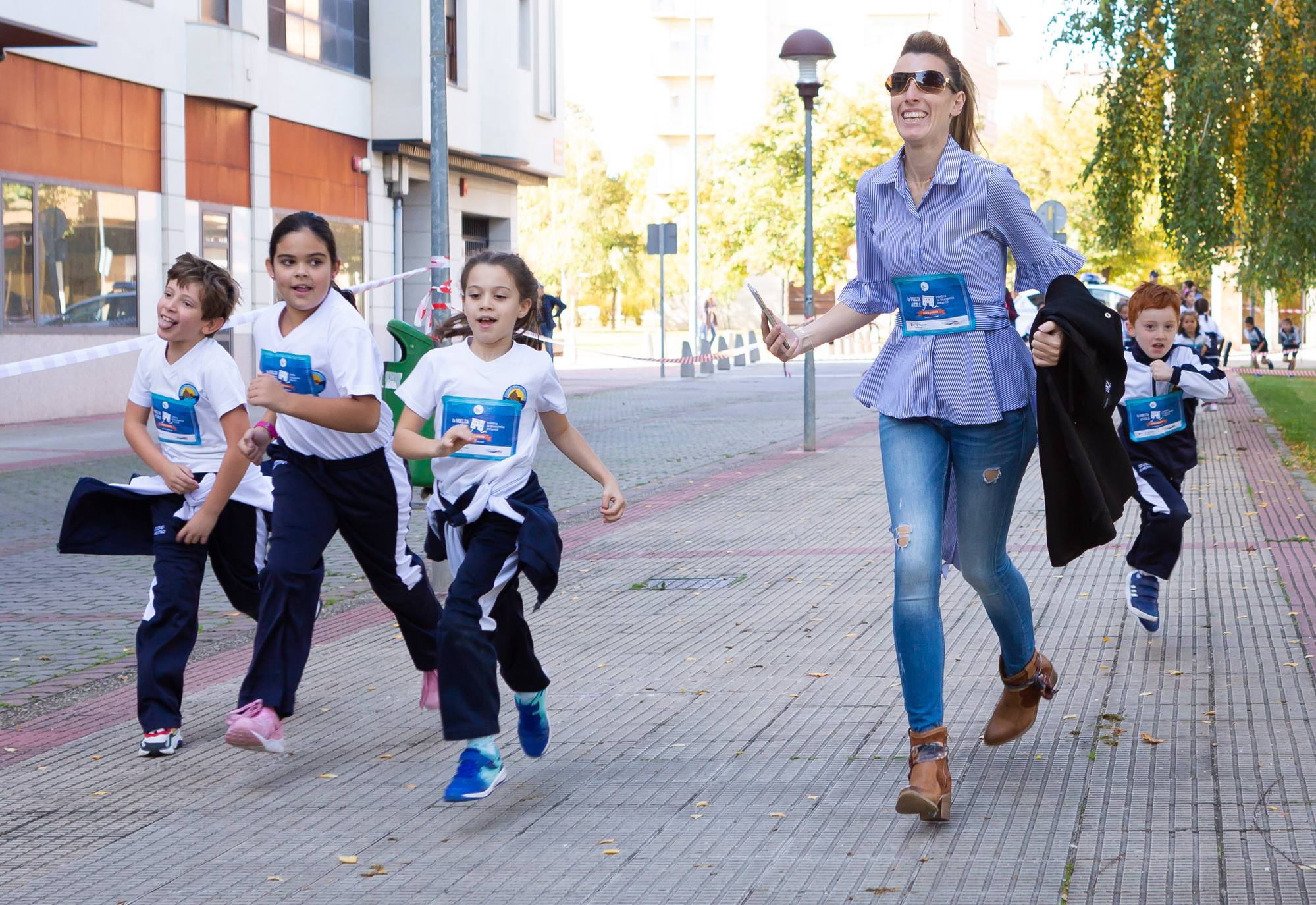 El centro logroñés ha participado en la iniciativa 'La vuelta al cole'