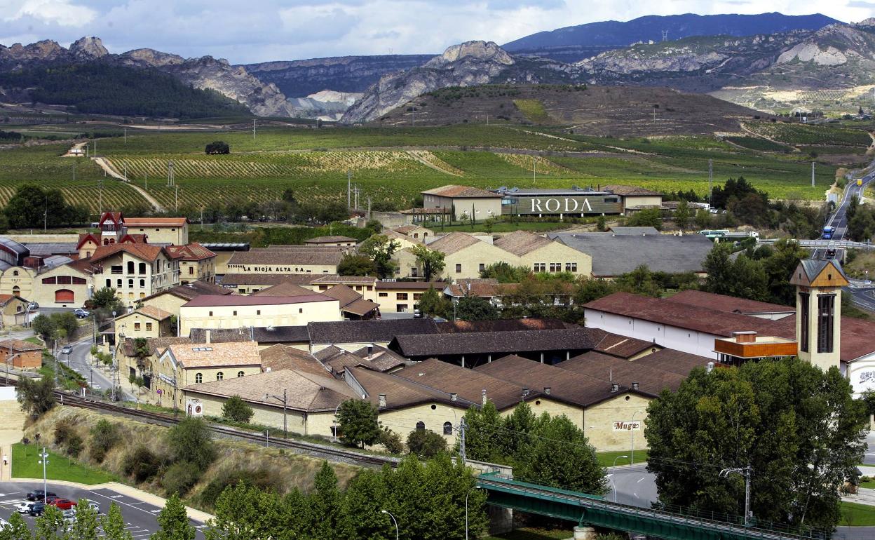 Barrio de las bodegas, en Haro.