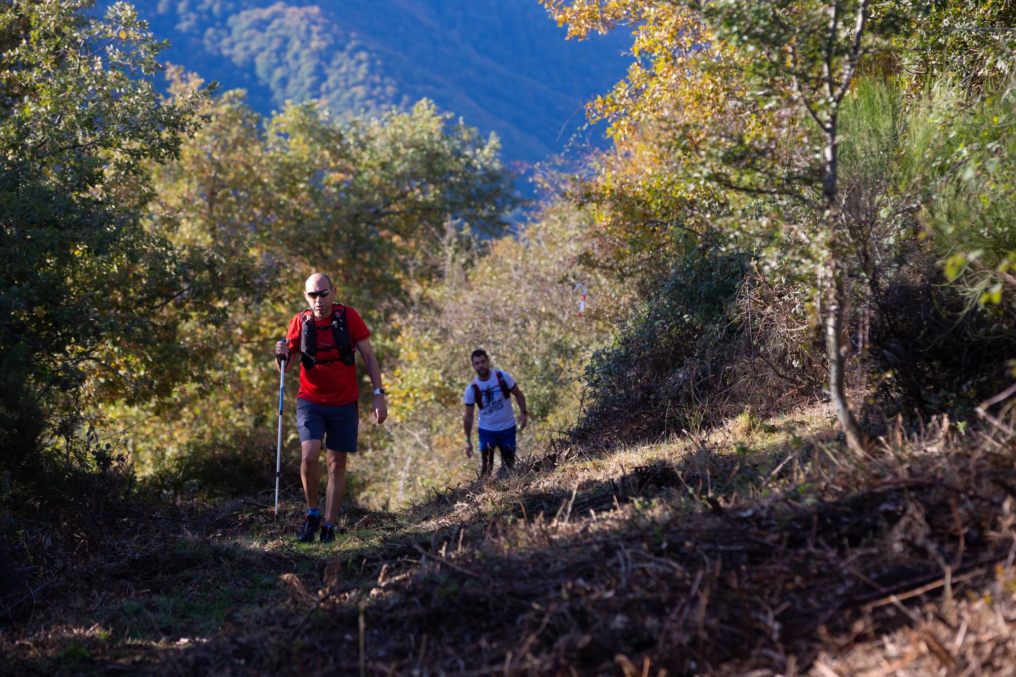 La marcha otoñal ha reunido a 450 senderistas 