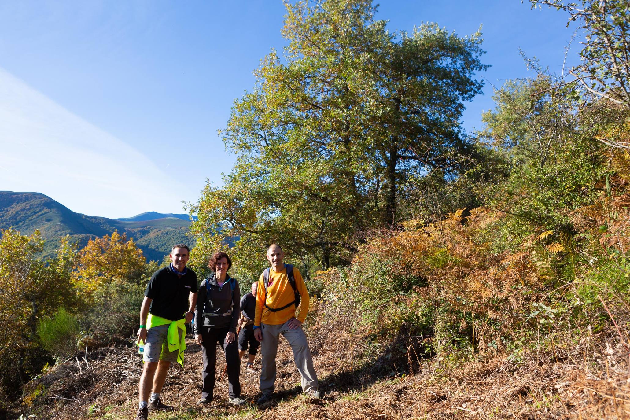 La marcha otoñal ha reunido a 450 senderistas 