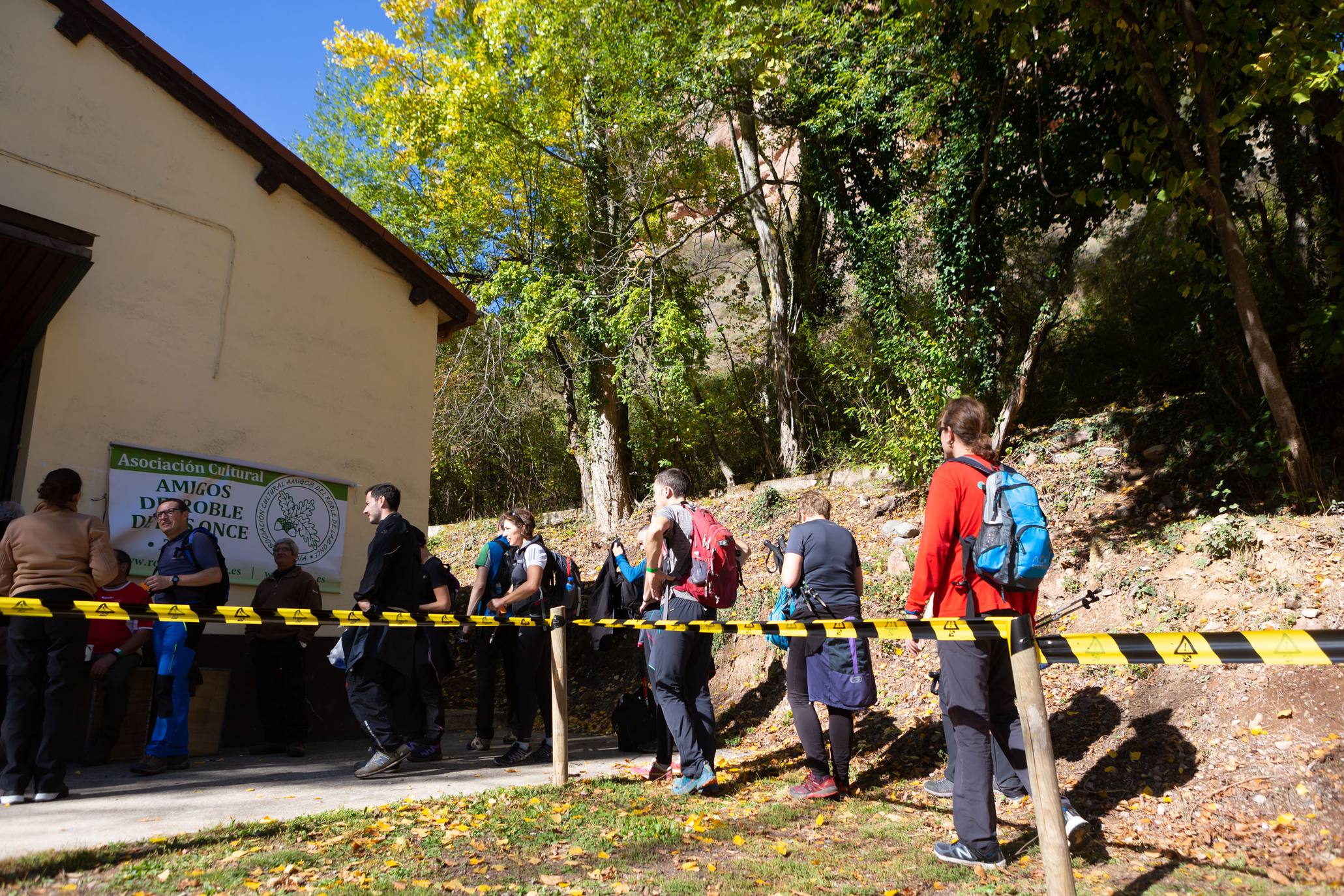La marcha otoñal ha reunido a 450 senderistas 