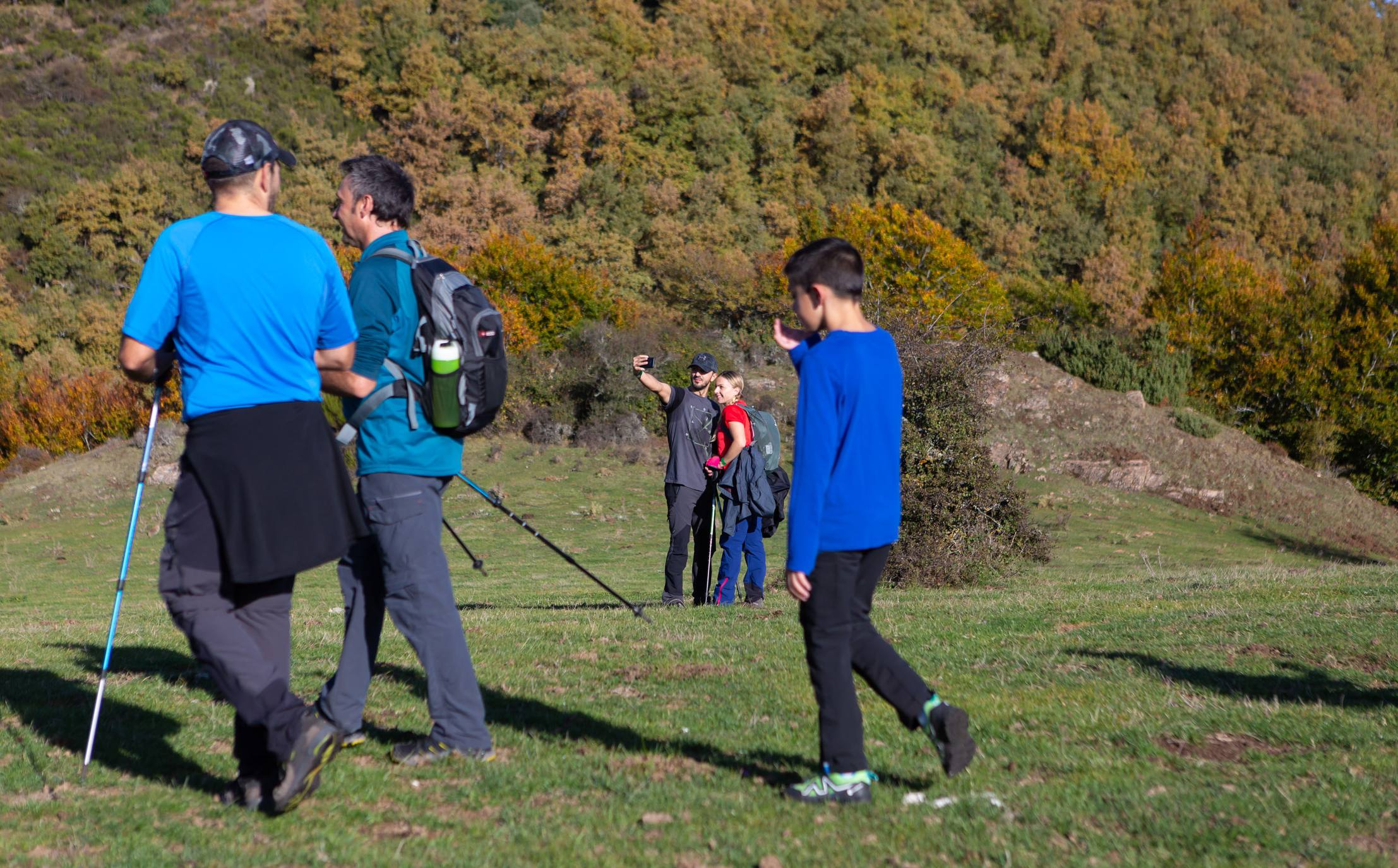 La marcha otoñal ha reunido a 450 senderistas 