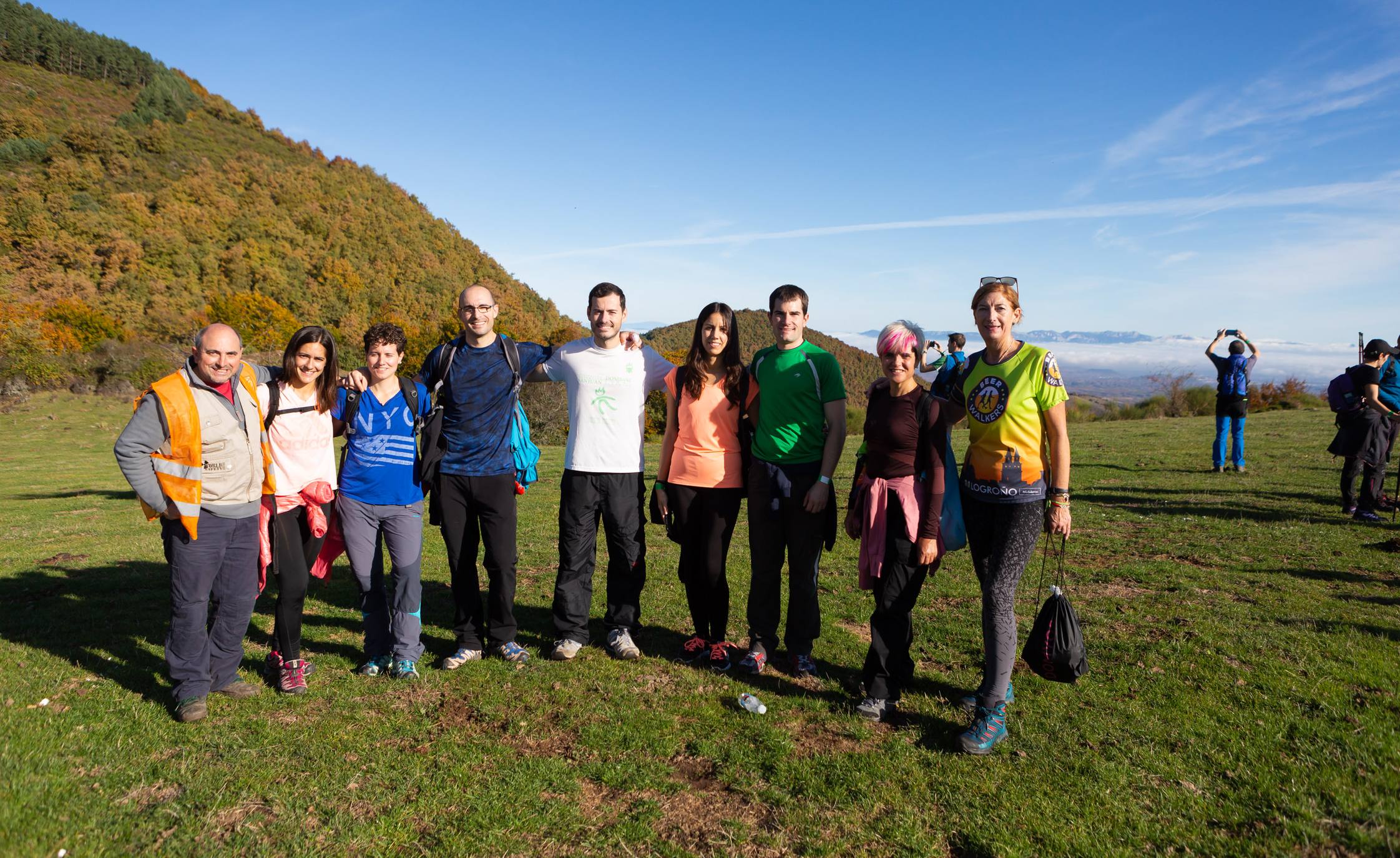 La marcha otoñal ha reunido a 450 senderistas 