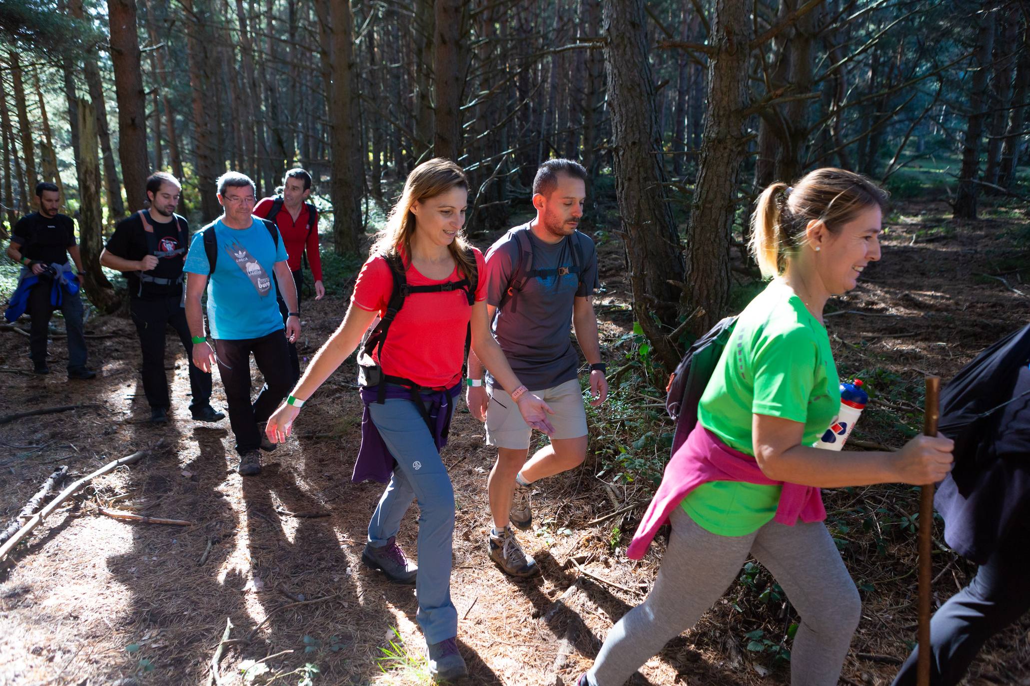 La marcha otoñal ha reunido a 450 senderistas 