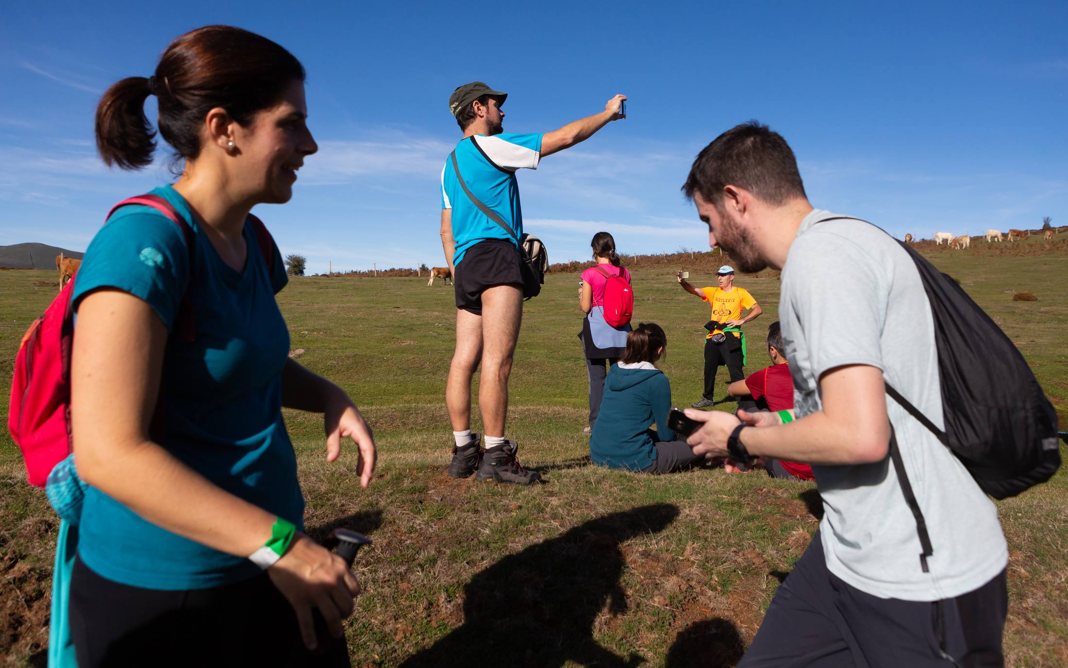 La marcha otoñal ha reunido a 450 senderistas 