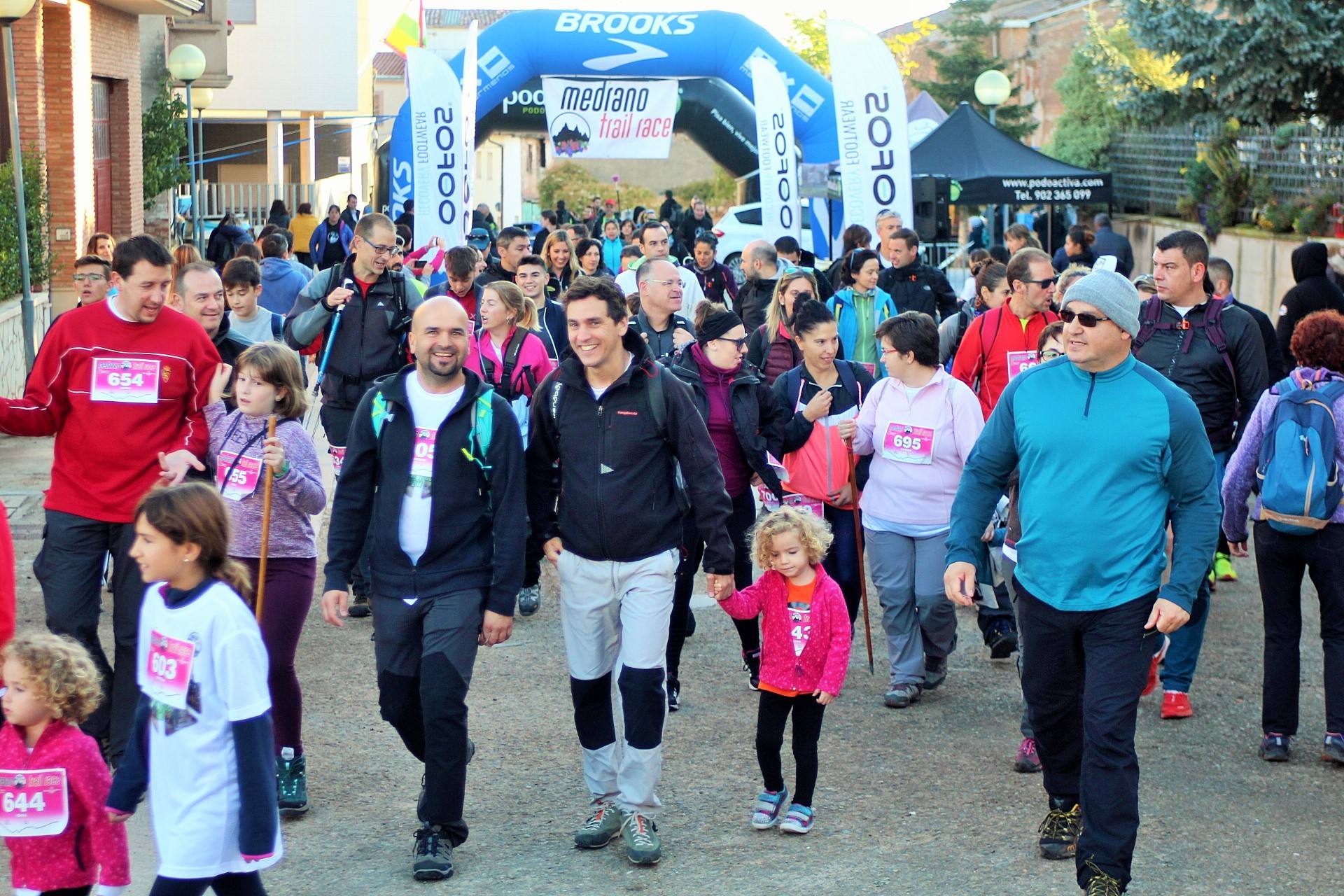 La carrera de montaña por Moncalvillo ha reunido a cerca de 400 inscritos