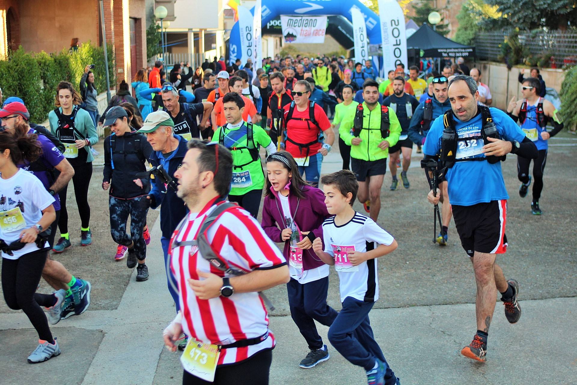 La carrera de montaña por Moncalvillo ha reunido a cerca de 400 inscritos