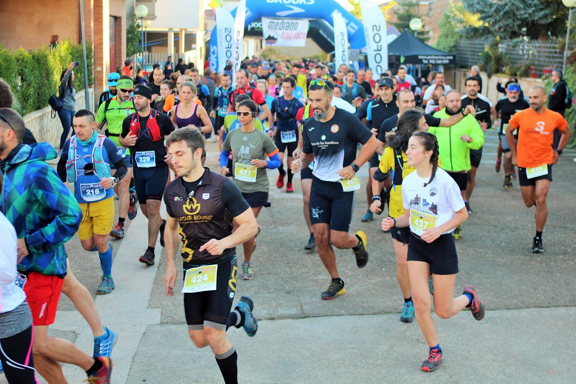 La carrera de montaña por Moncalvillo ha reunido a cerca de 400 inscritos