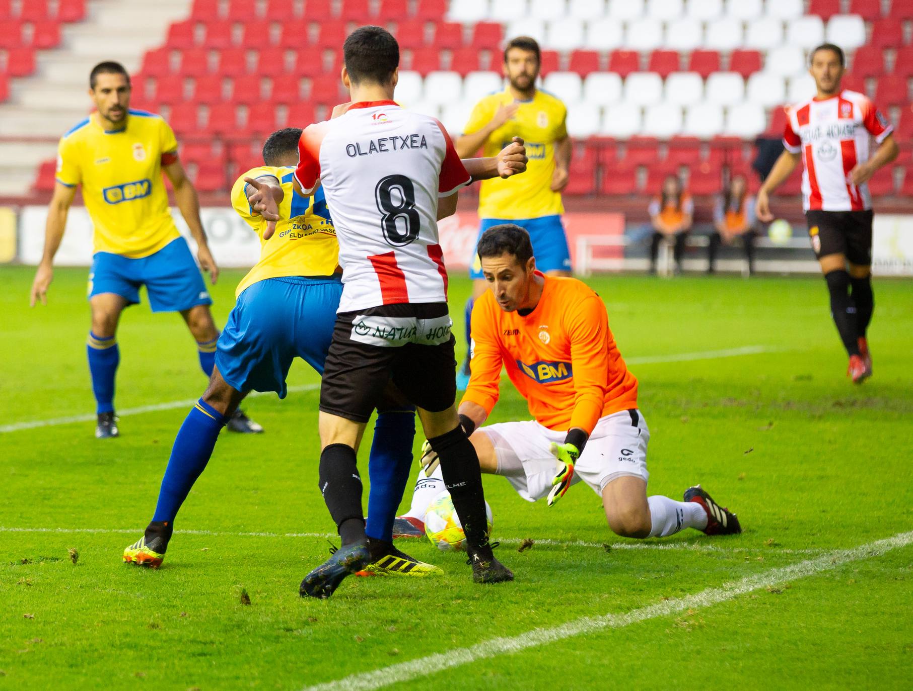 Los blanquirrojos han vencido al Real Unión en Las Gaunas. 