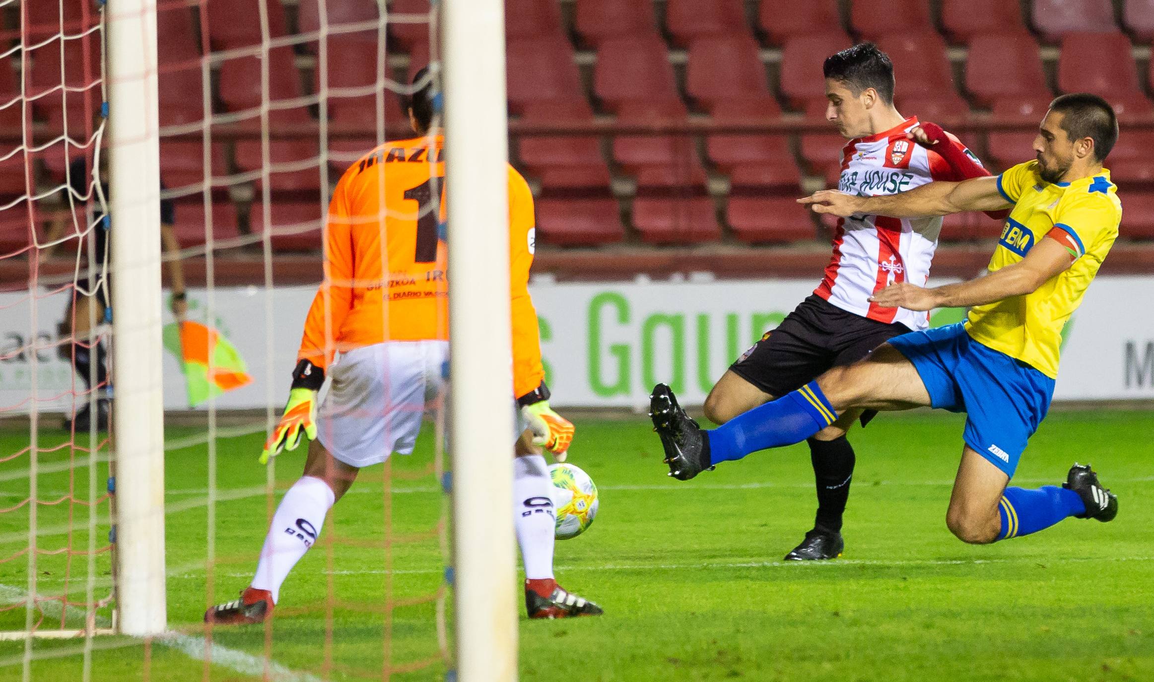 Los blanquirrojos han vencido al Real Unión en Las Gaunas. 