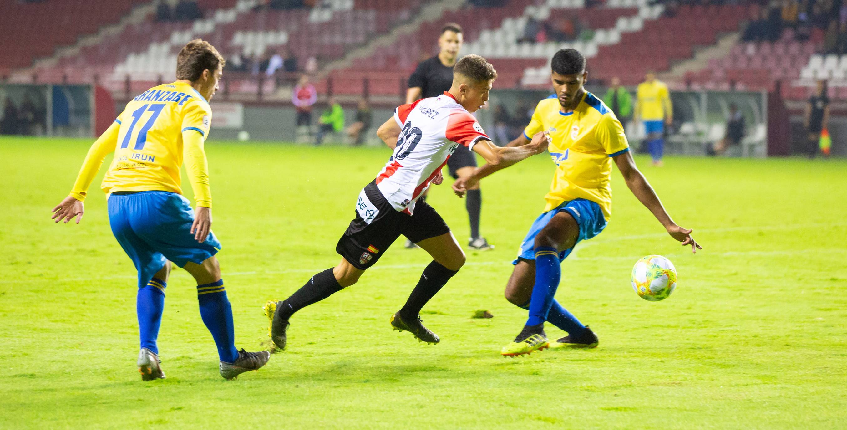 Los blanquirrojos han vencido al Real Unión en Las Gaunas. 