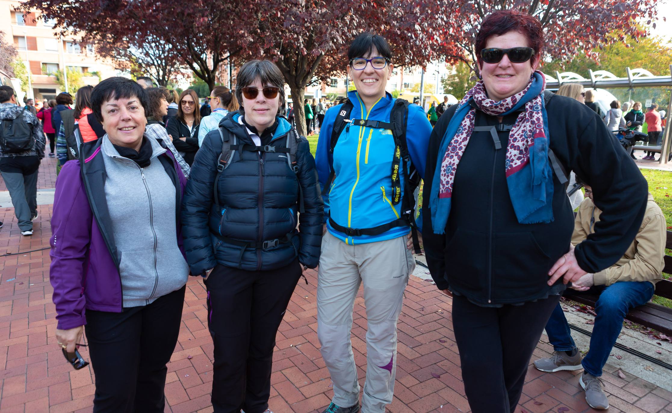 Los marchosos tienen que completar un recorrido llano de 19 kilómetros, desde la capital riojana hacia Villamediana de Iregua, Alberite y Lardero