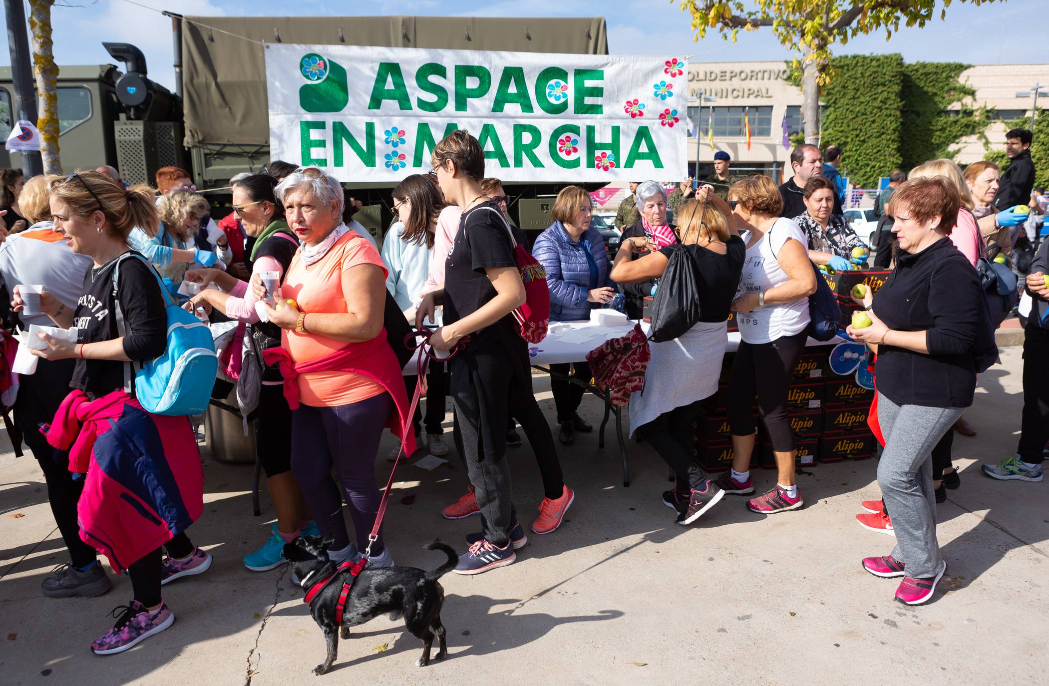 Los marchosos tienen que completar un recorrido llano de 19 kilómetros, desde la capital riojana hacia Villamediana de Iregua, Alberite y Lardero