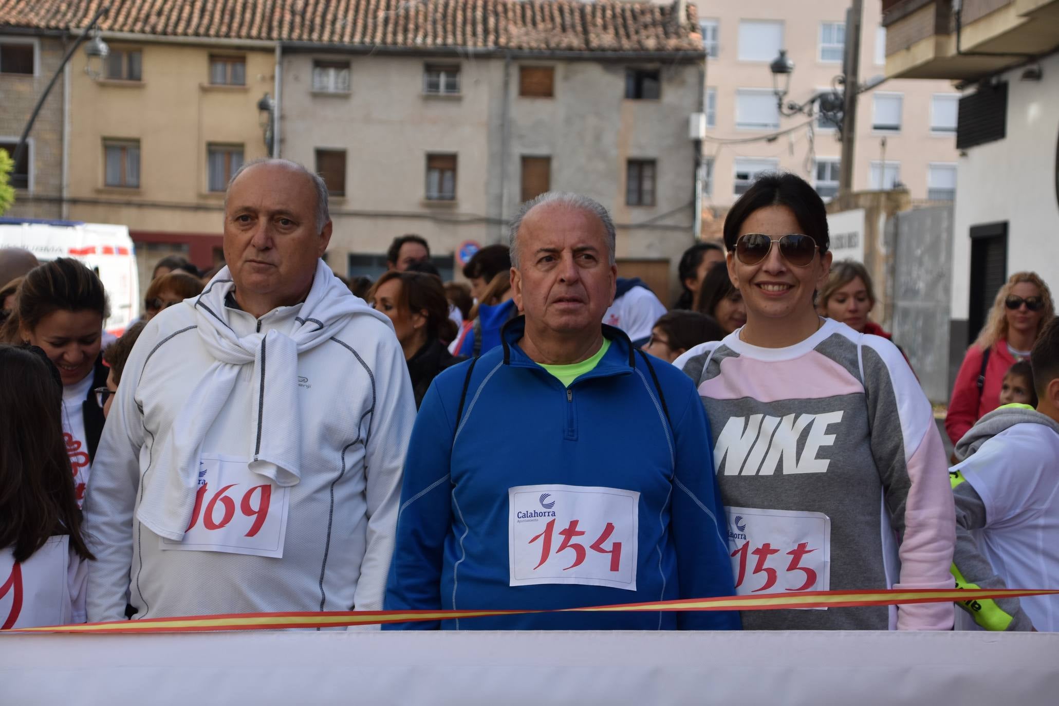 343 personas participaron en la marcha