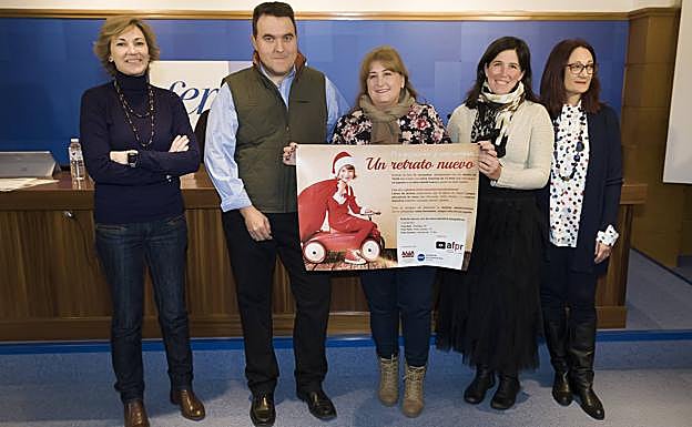 Presentación de la campaña solidaria, este lunes en la FER. 