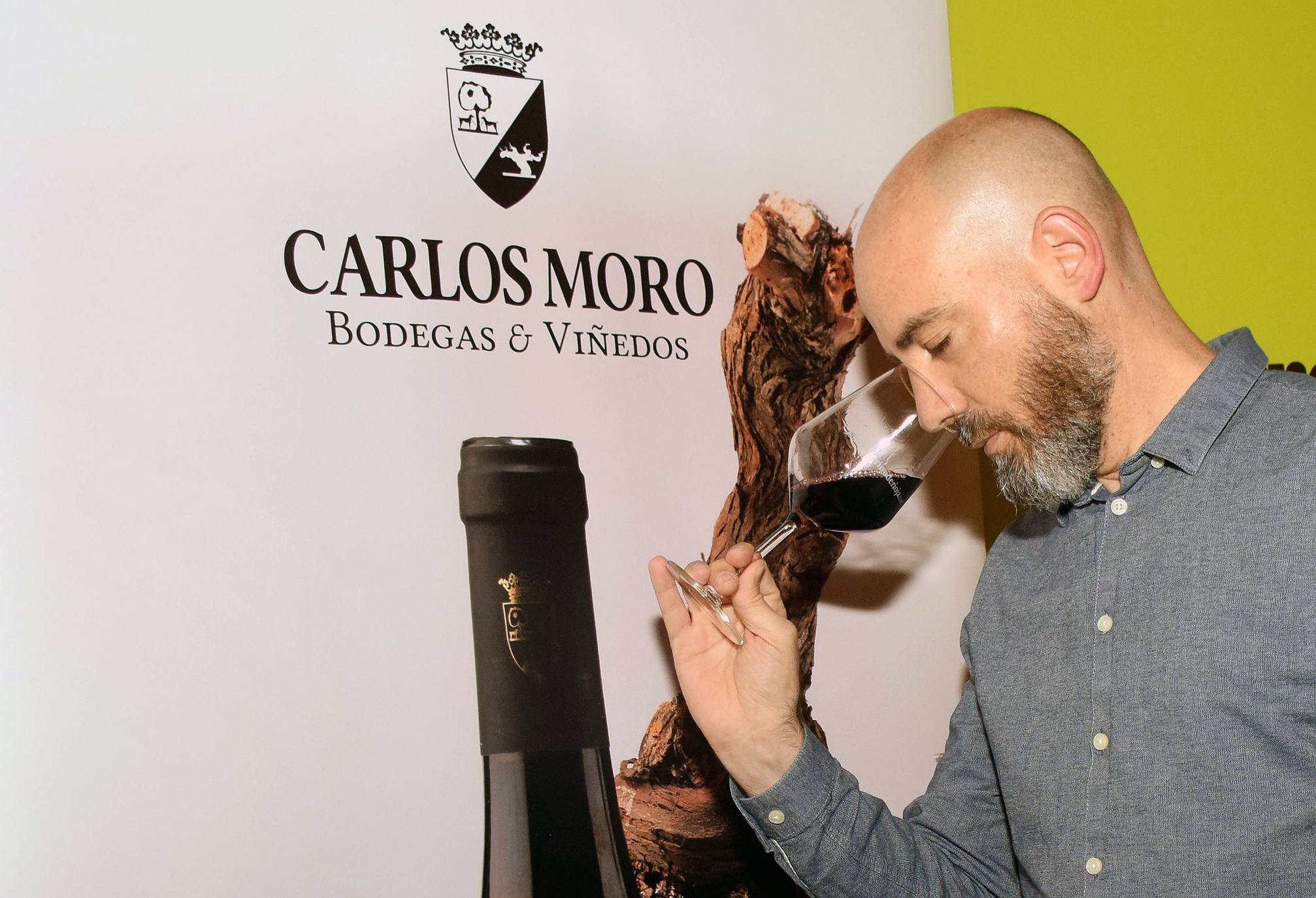 Los jugadores disfrutaron de la cata de dos vinos de Bodegas Carlos Moro antes de la entrega de premios.