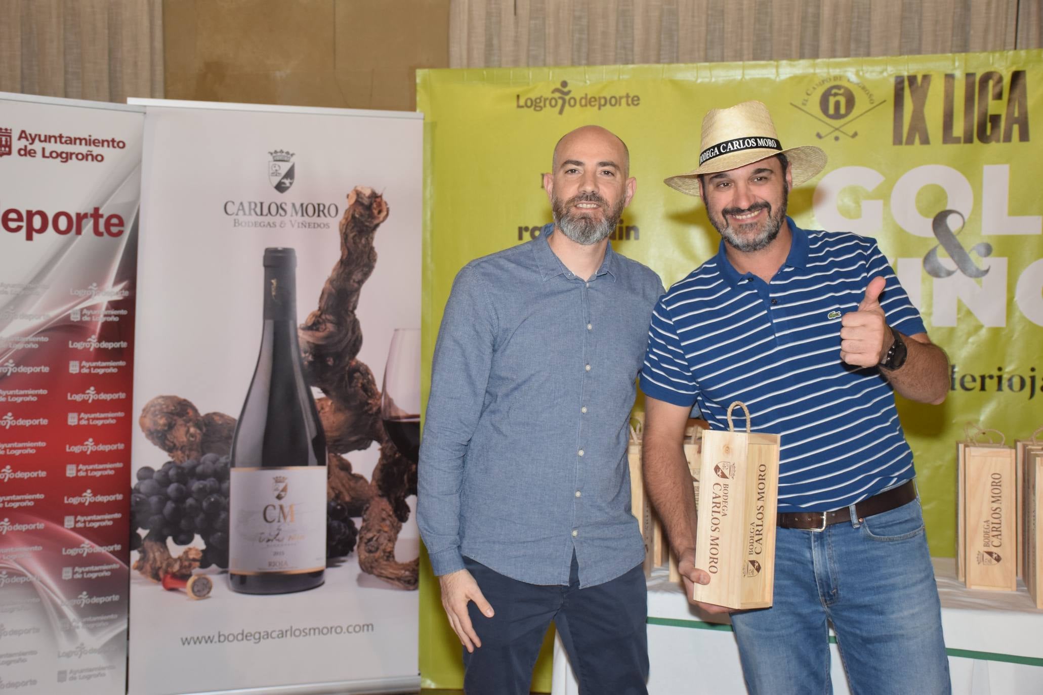 Entrega de premios del Torneo Carlos Moro, de la Liga de Golf y Vino.