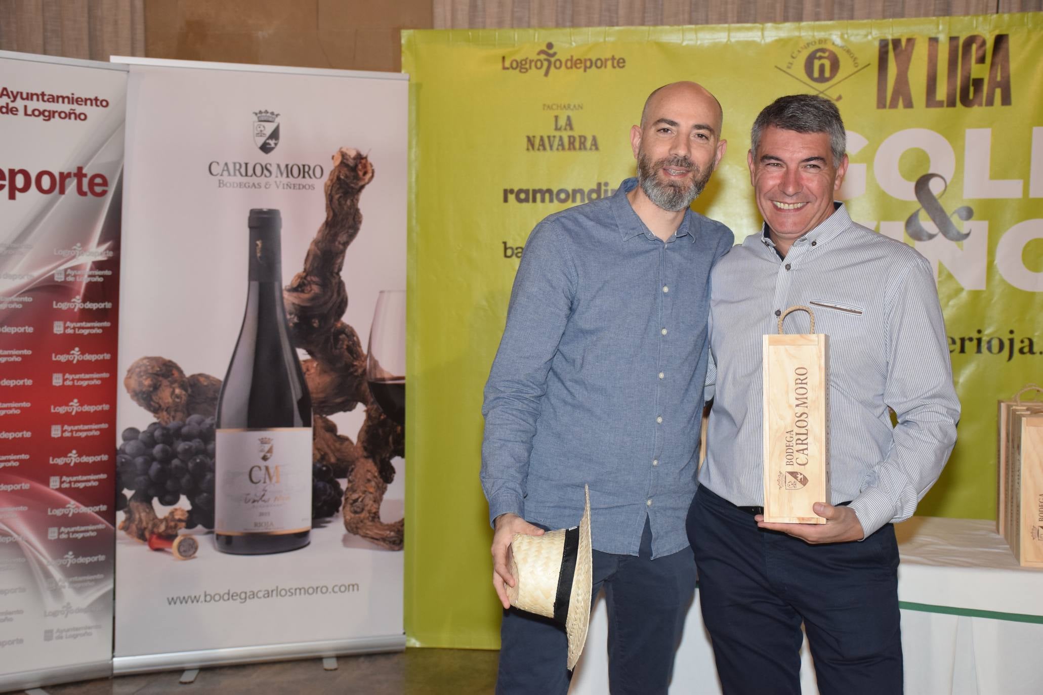 Entrega de premios del Torneo Carlos Moro, de la Liga de Golf y Vino.